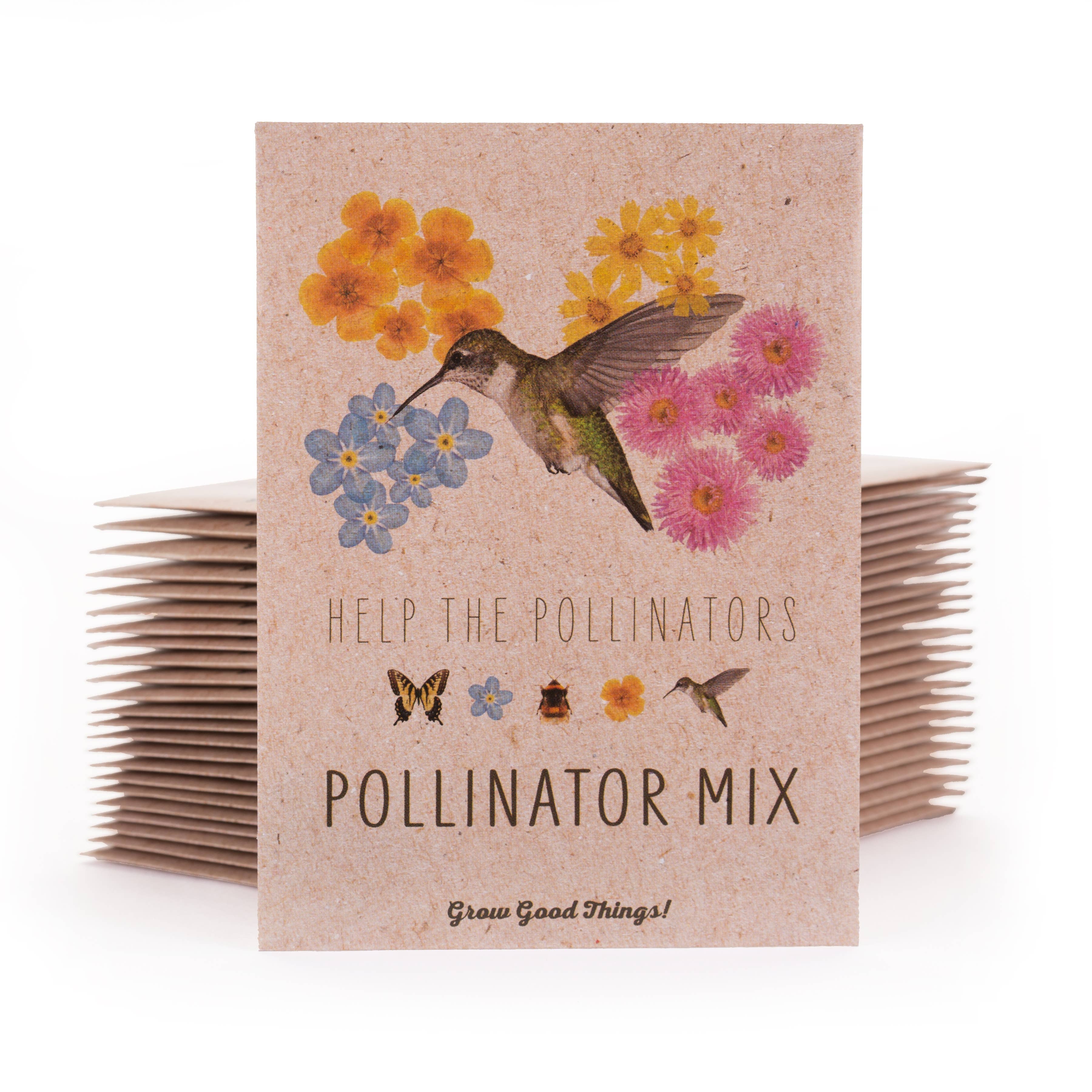 2208. Pollinator Hummingbird - Wildflower Mix Seed Packets