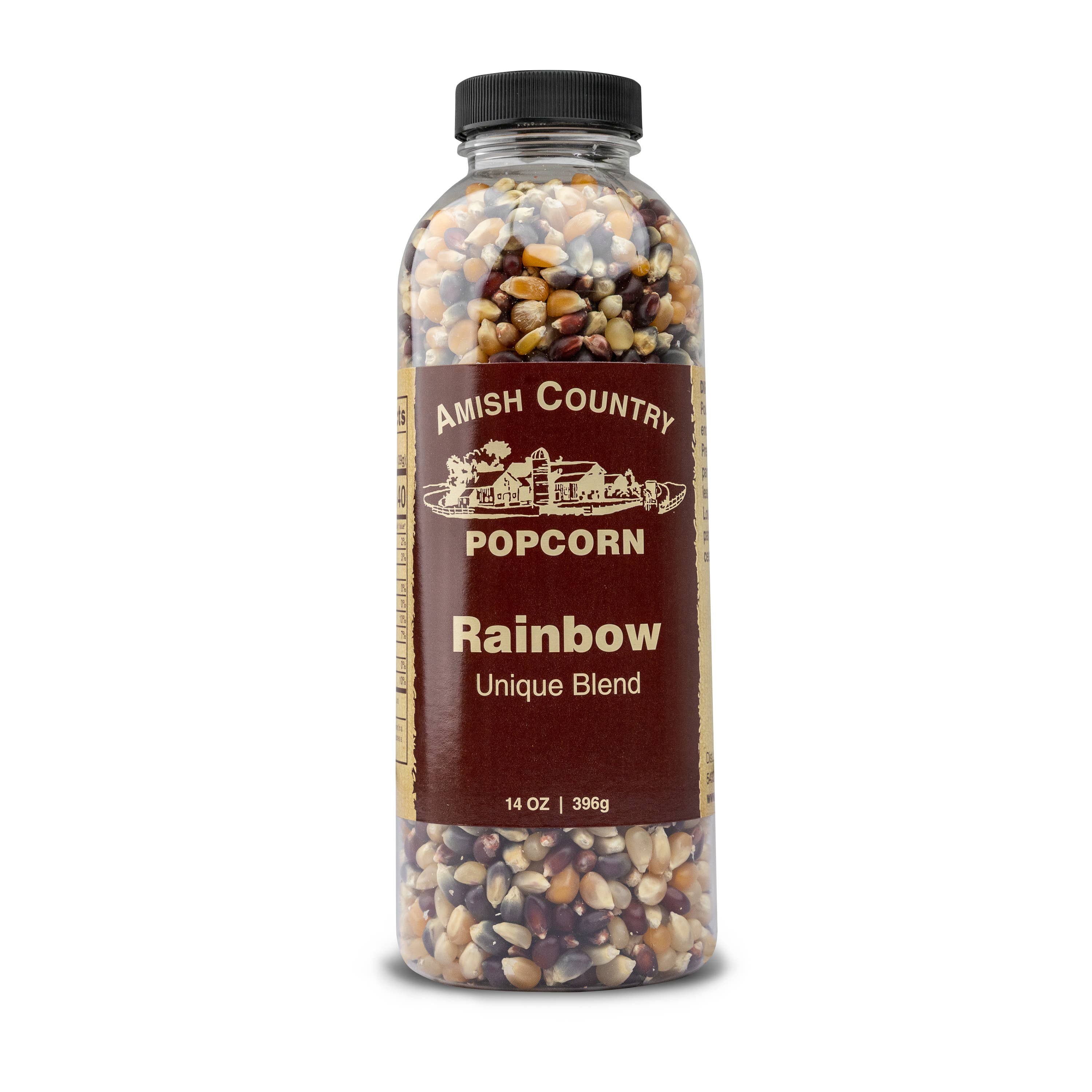 8107. 14oz Bottle of Rainbow Popcorn