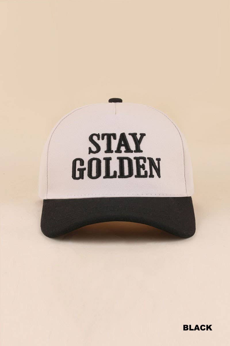 Stay Golden Two Tone Snapback Hat