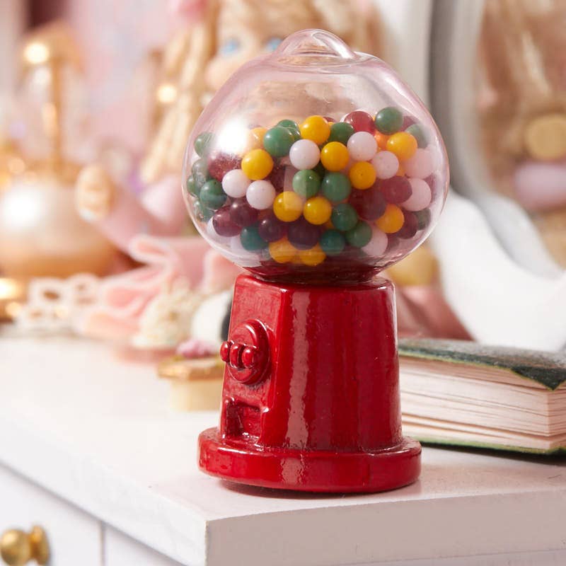 8343. Dollhouse Miniature Classic Gumball Machine