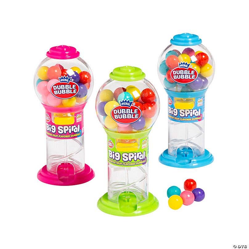 8552. Kidsmania Dubble Bubble Big Spiral Gumball Machines