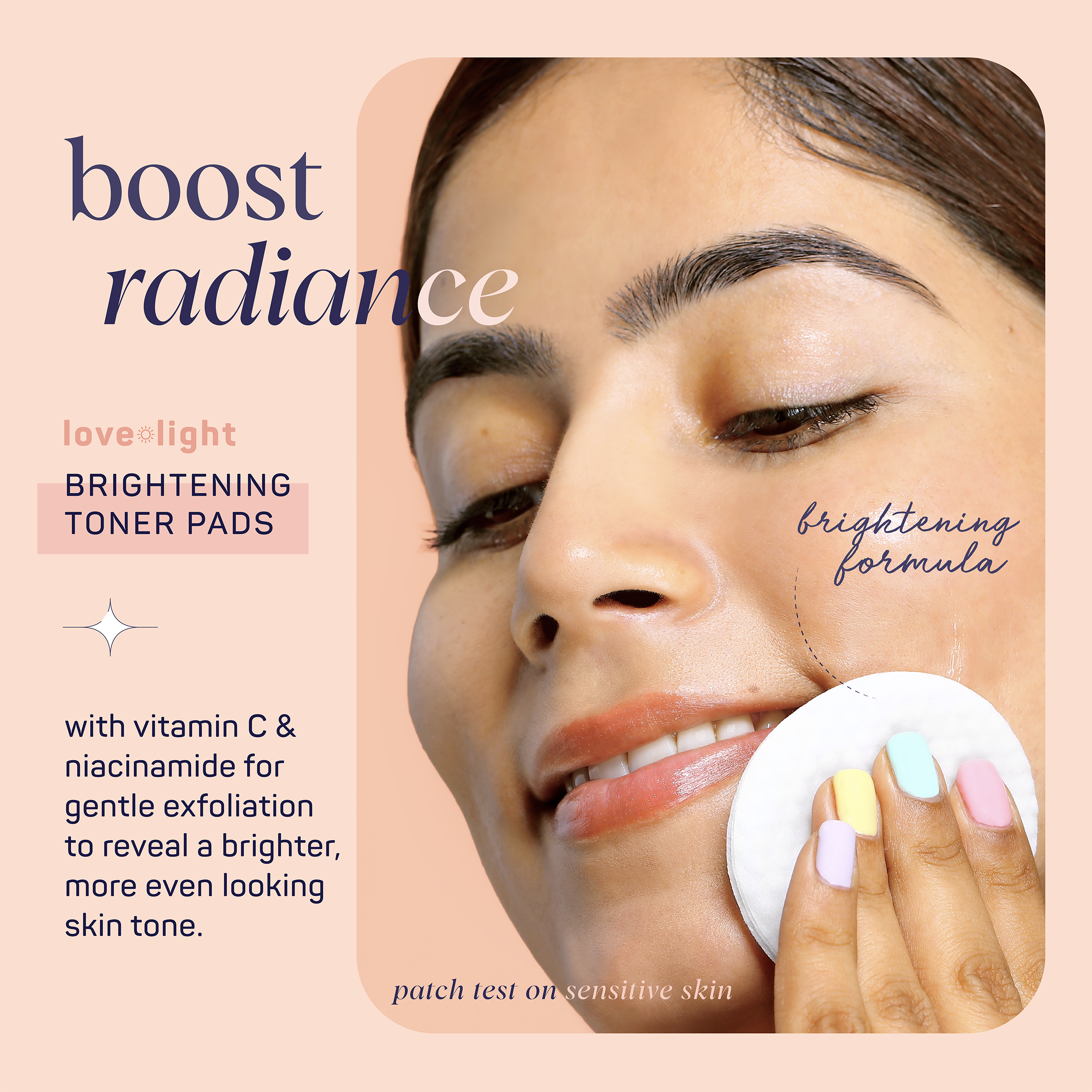 7401. Love + light Brightening Toner Pads - 60 count