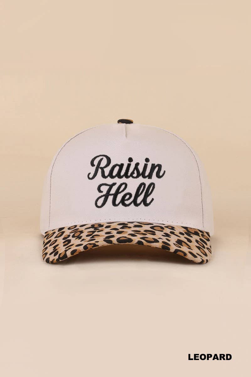 Raisin Hell Two Tone Snapback Hat