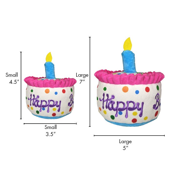 7504. Happy Barkday Cake Dog Toy