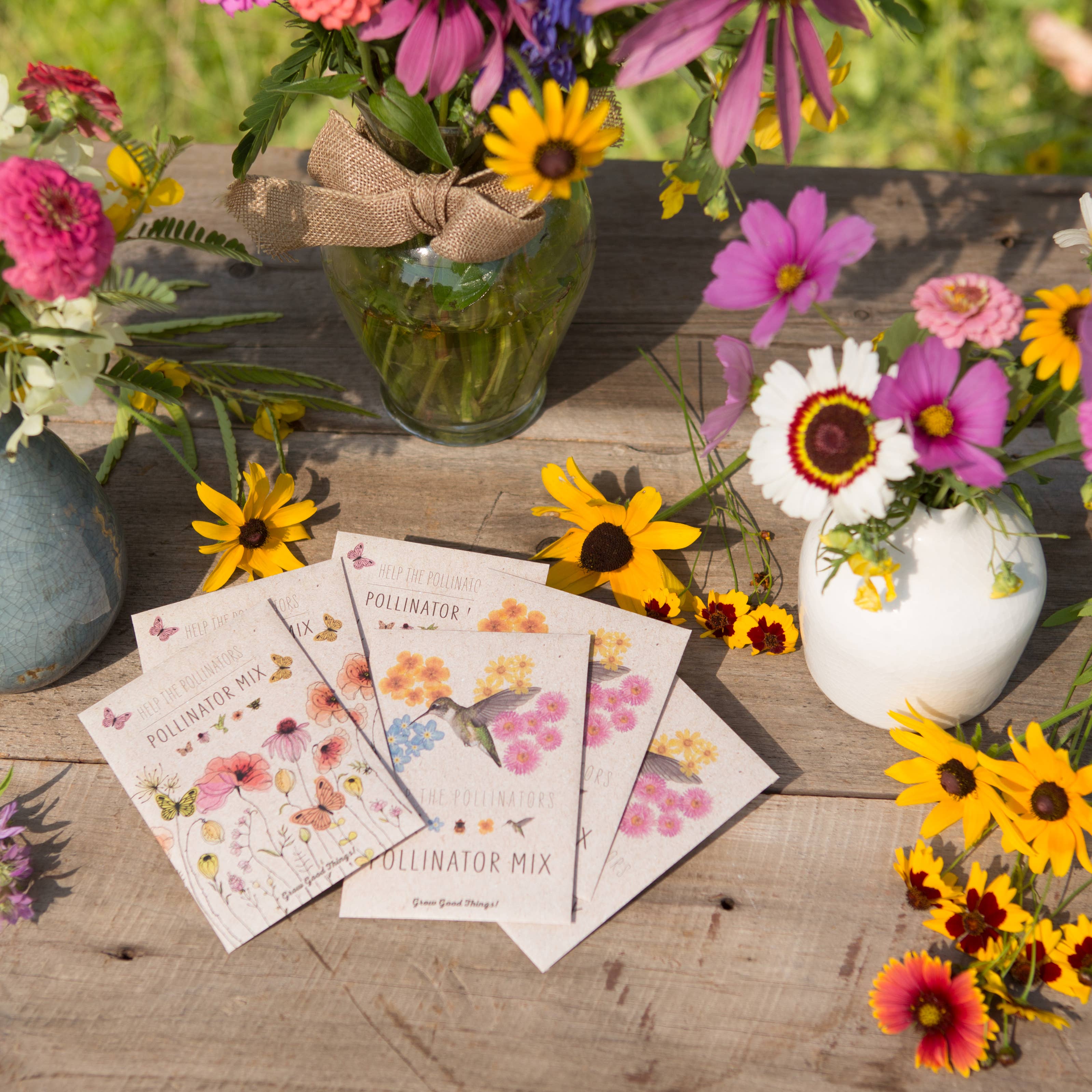 2208. Pollinator Hummingbird - Wildflower Mix Seed Packets