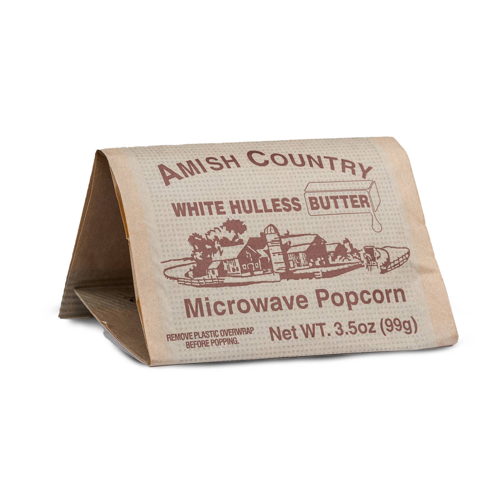 8105. 3pk Microwave Buttery White HULLESS Popcorn