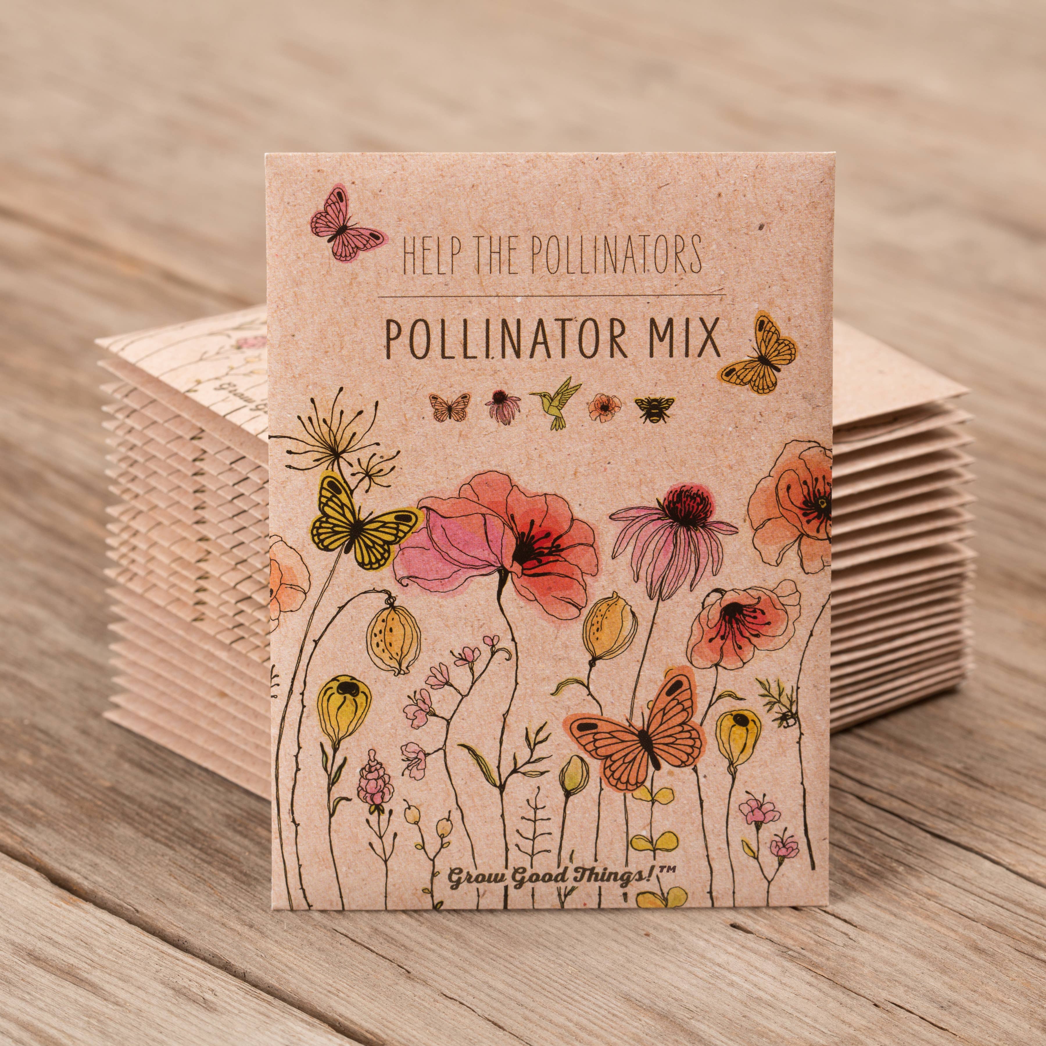 2216. Pollinator Butterfly - Wildflower Mix Seed Packets