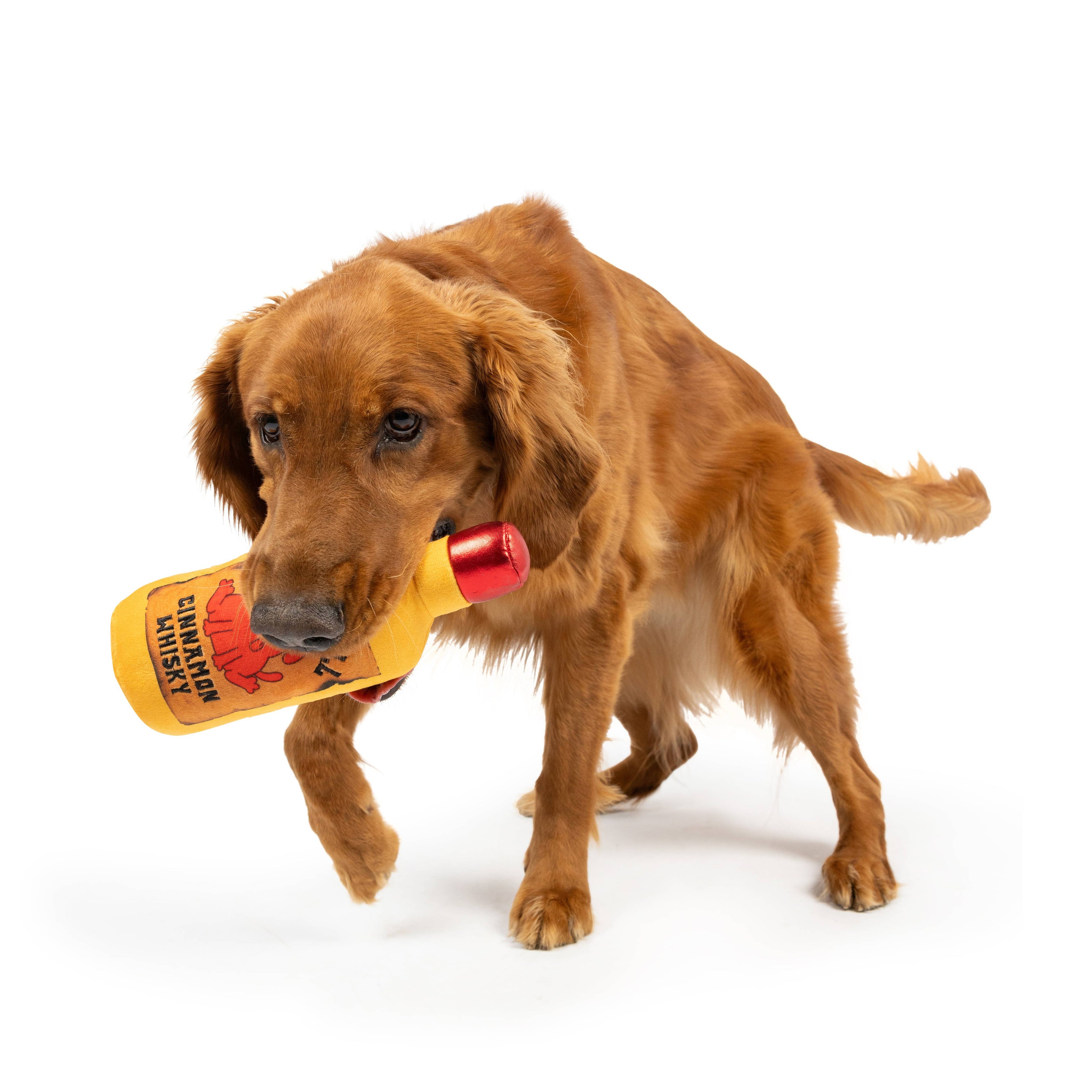 7501. Hairball Cinnamon Whisky Dog Toy