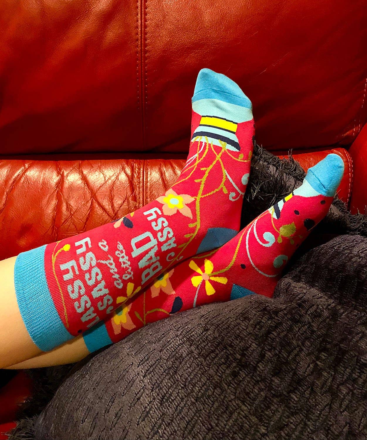 8614. Classy Sassy and a Little Bad Assy Women's Crew Socks