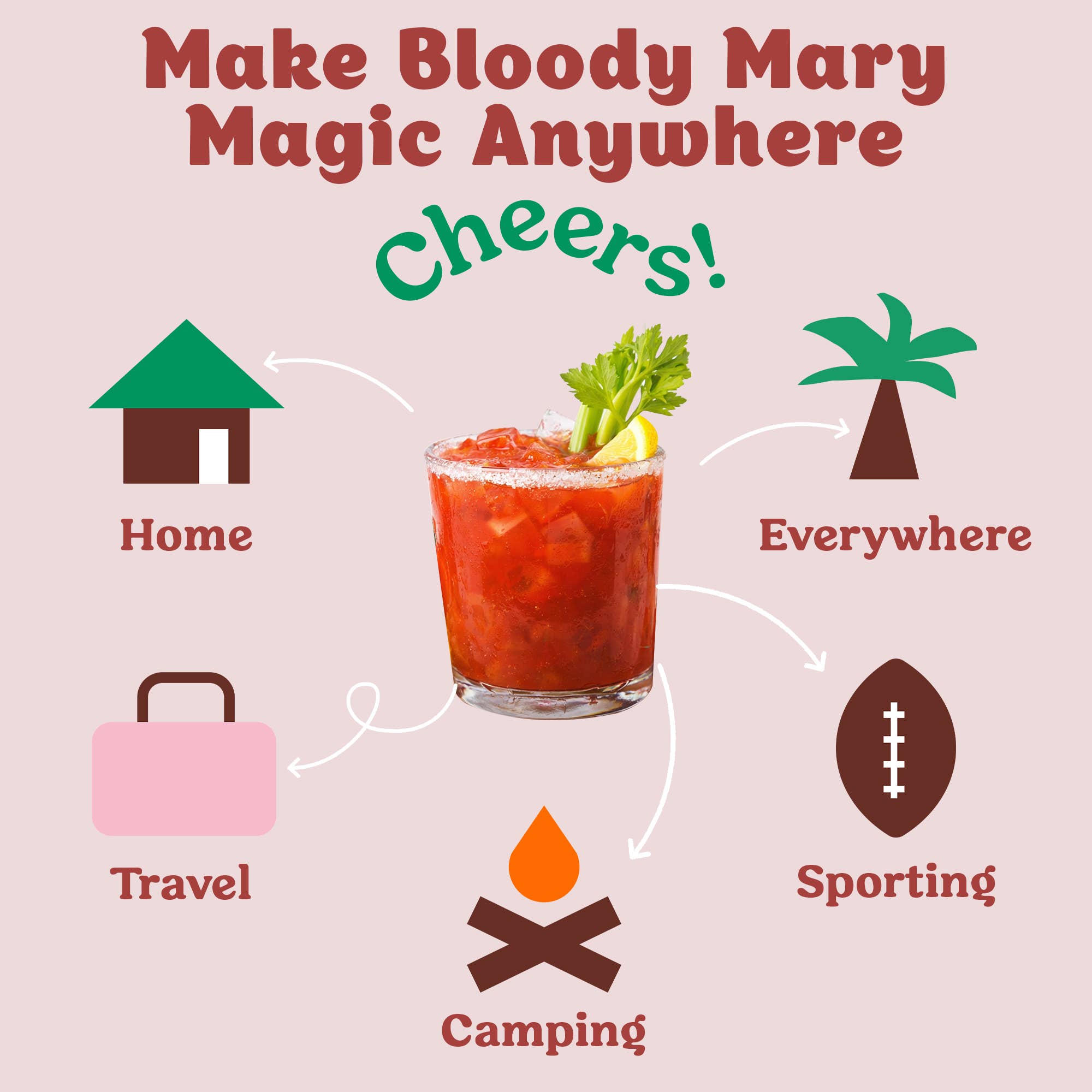 8558. Bloody Mary Cocktail/Mocktail Mixer