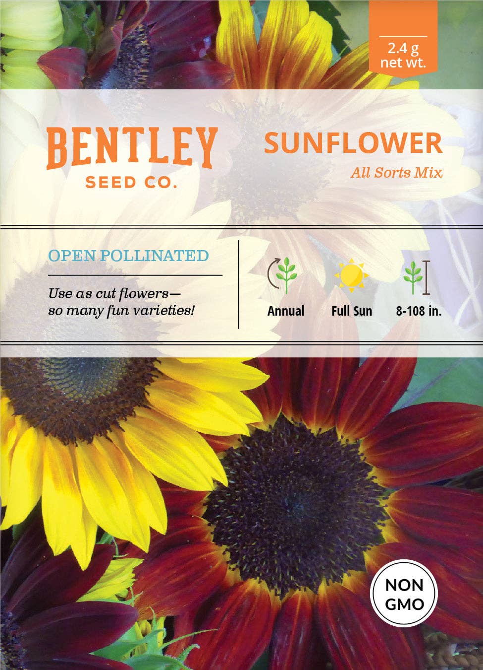 2210. Sunflower, All Sorts Mix Seed Packets