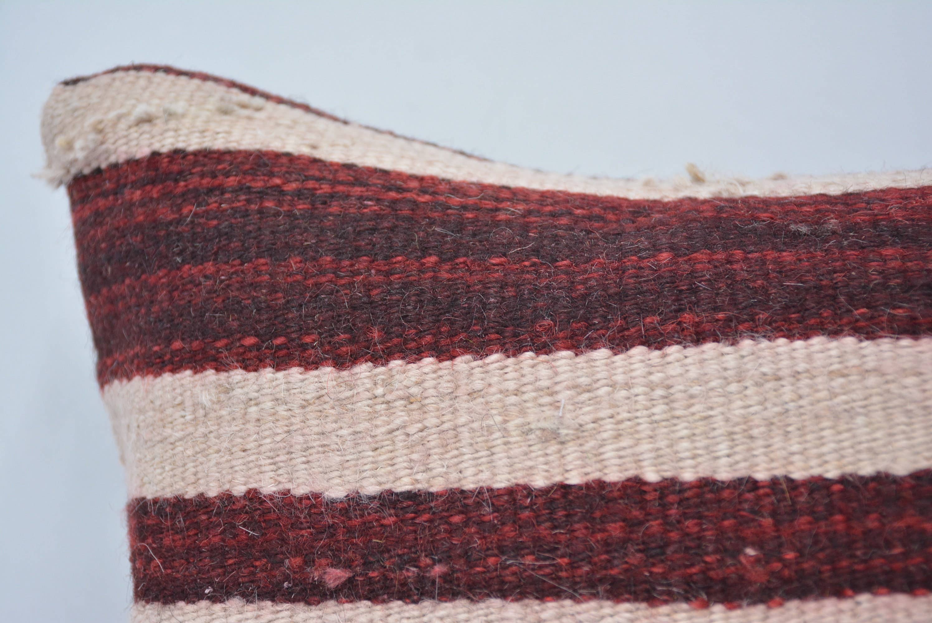 Personalized Turkish Kilim Throw Pillow Covers 12x20
