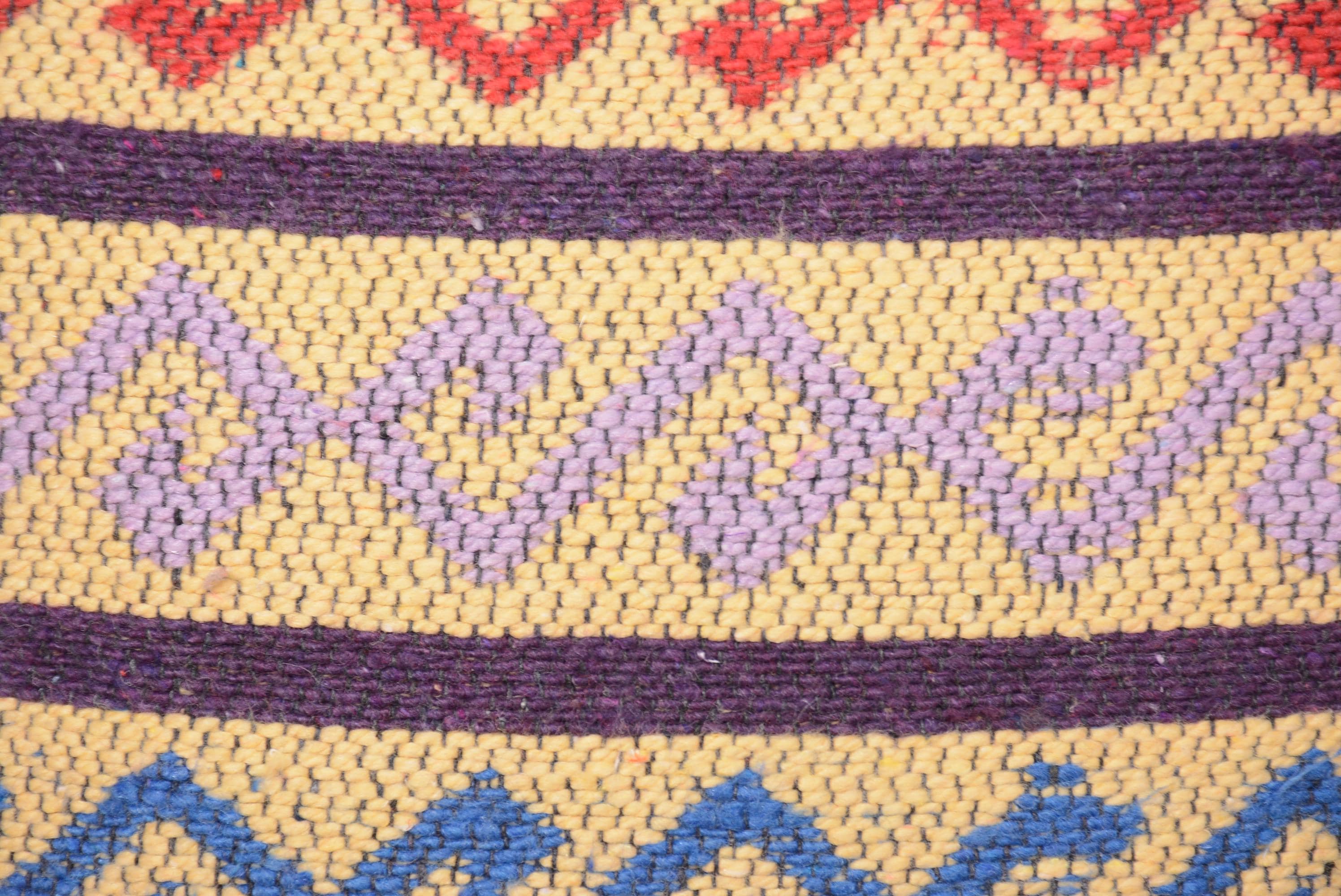 Antique Boho Turkish Kilim Pillow Sham Cover 12x12