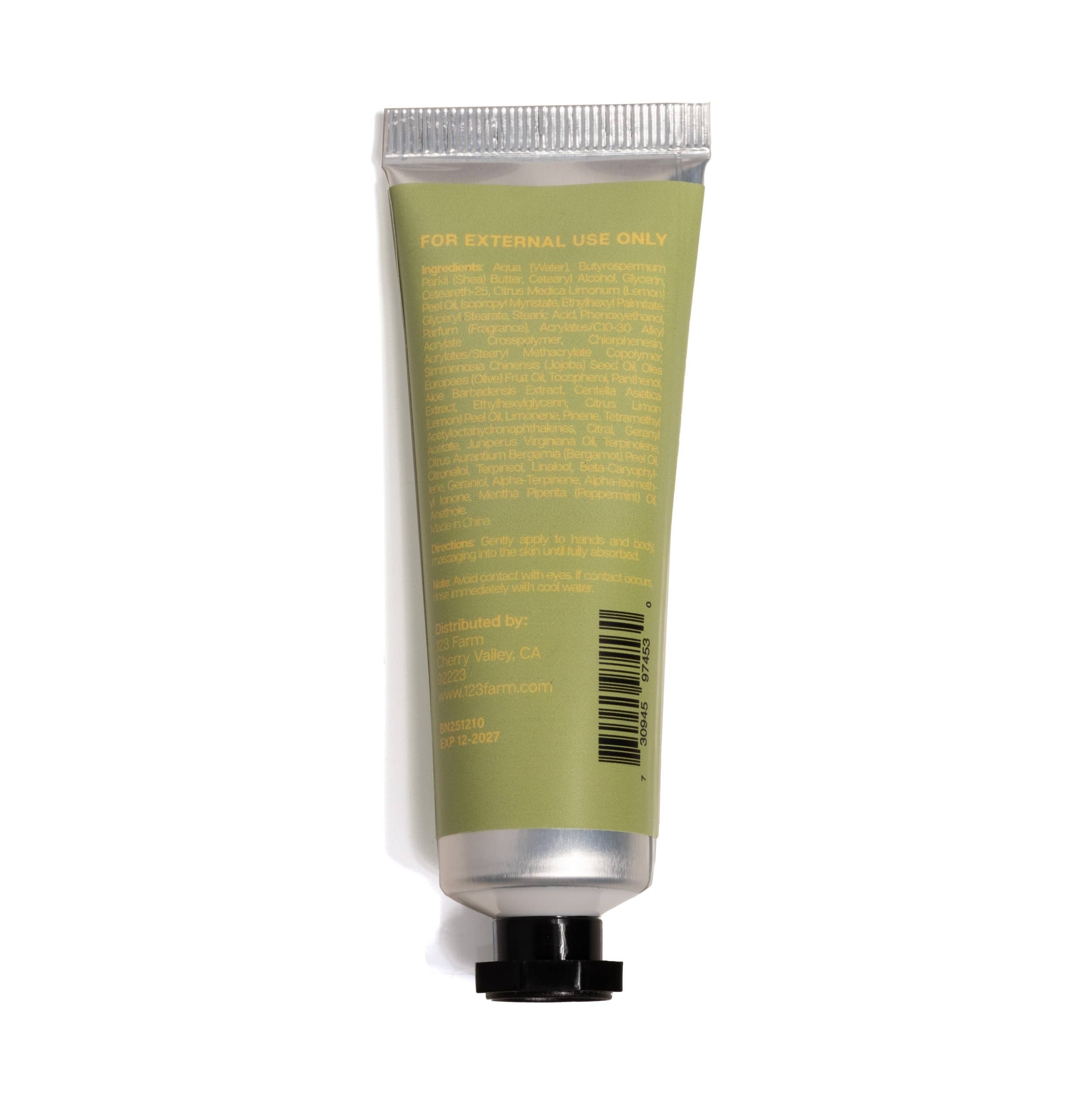 7481. Lemon Verbena Hand Cream 1 oz – Flower Market