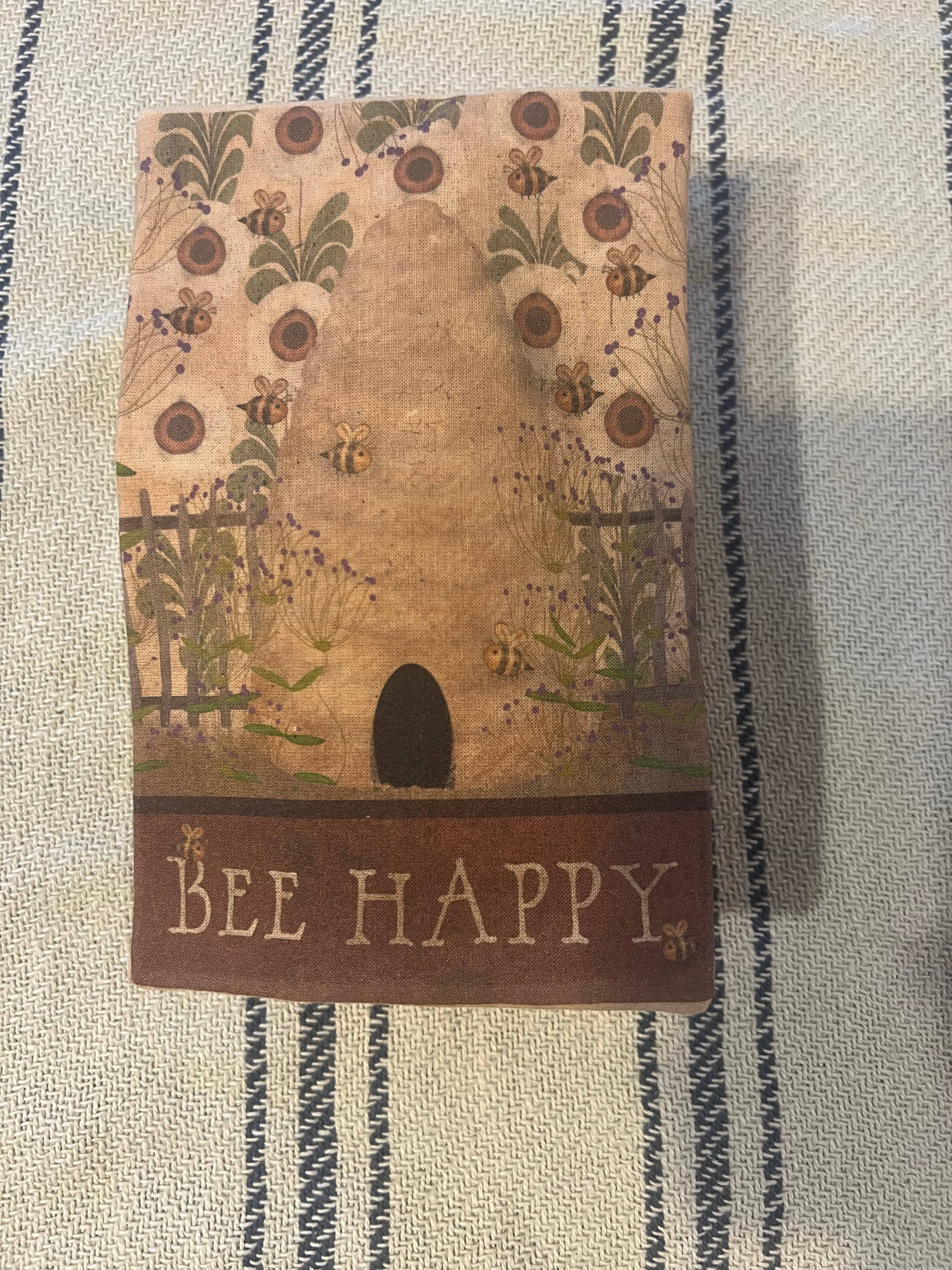6362. Primitive handmade Printed Farmhouse 5x7" stuffed pillows