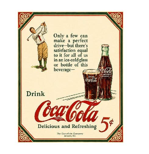 MS246 Vintage Style Metal Sign Soda