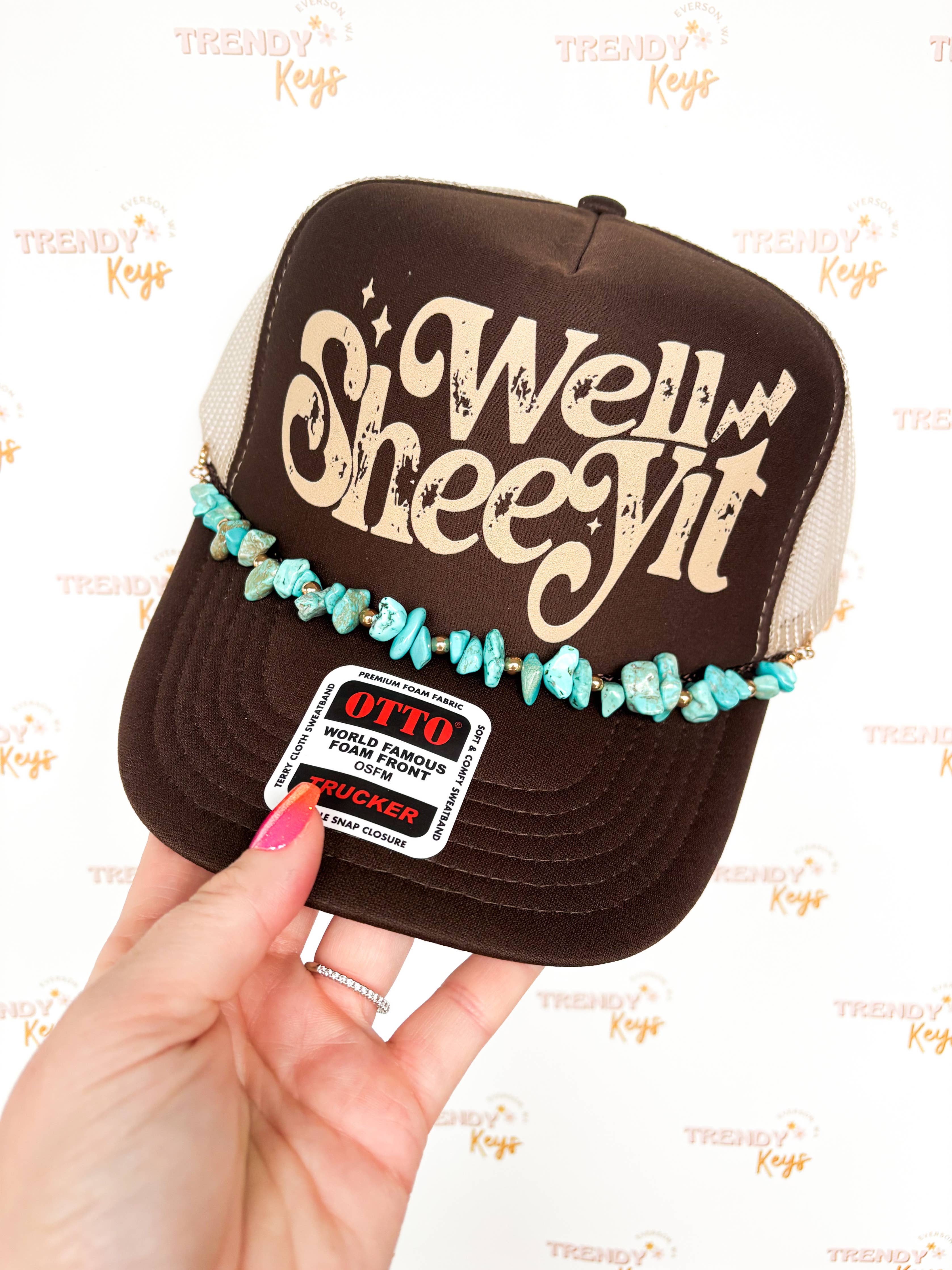 5001. "Well Shee-Yit" Western Trucker Hat