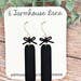 4187. Matte Black Dangle Earrings: Game Day School Spirit