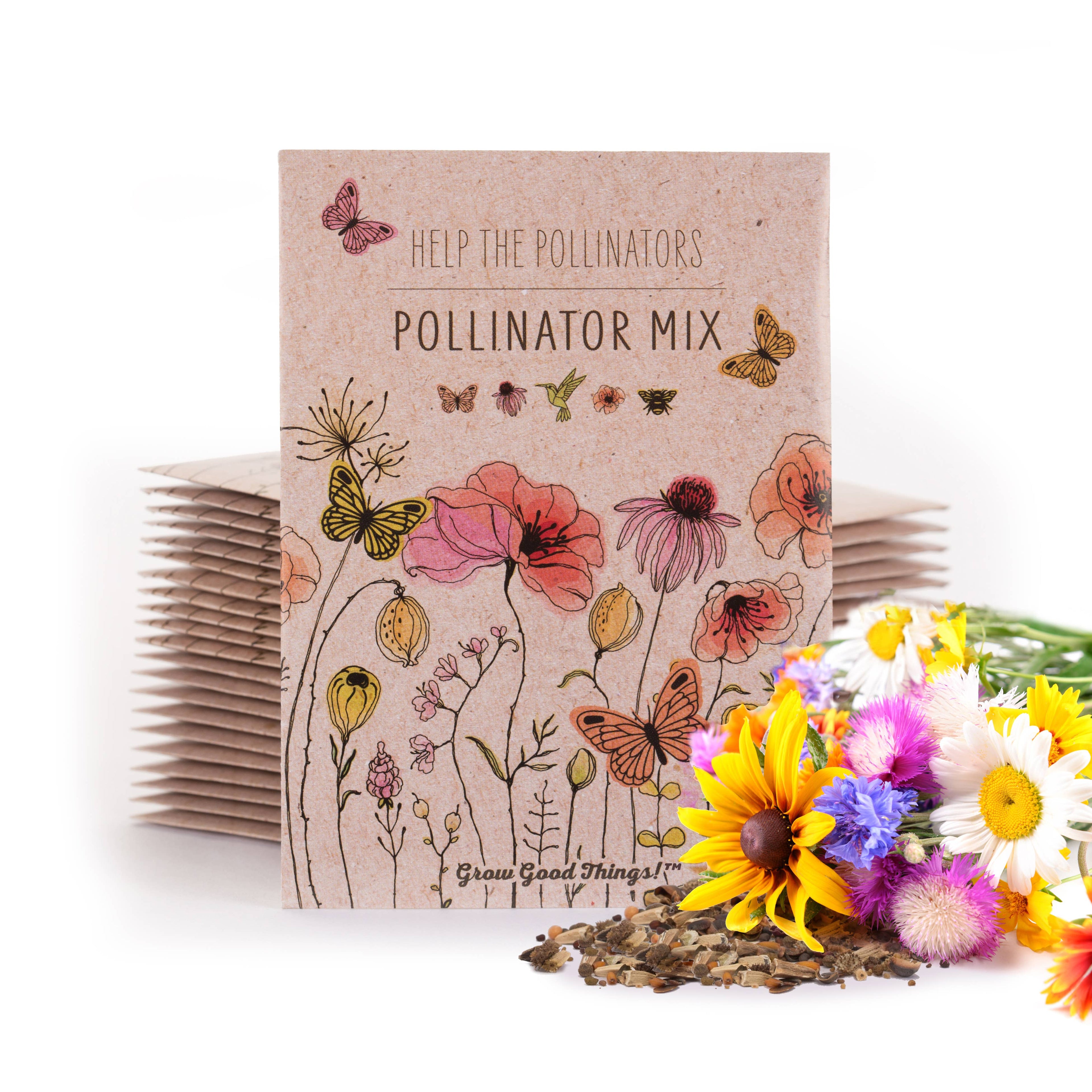 2216. Pollinator Butterfly - Wildflower Mix Seed Packets