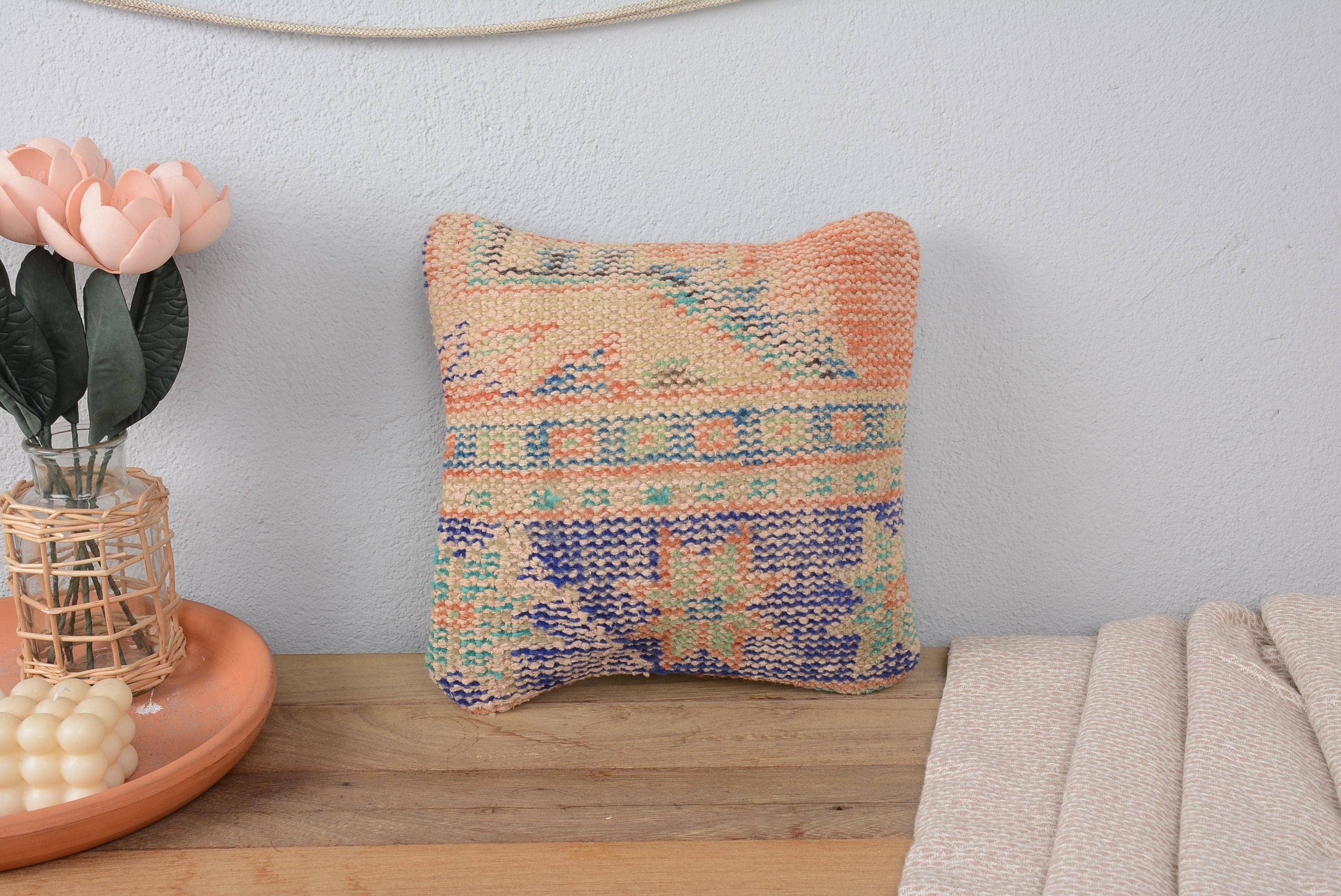 7151.  Boho Vintage Kilim Pillow Sham Cover Handmade Case