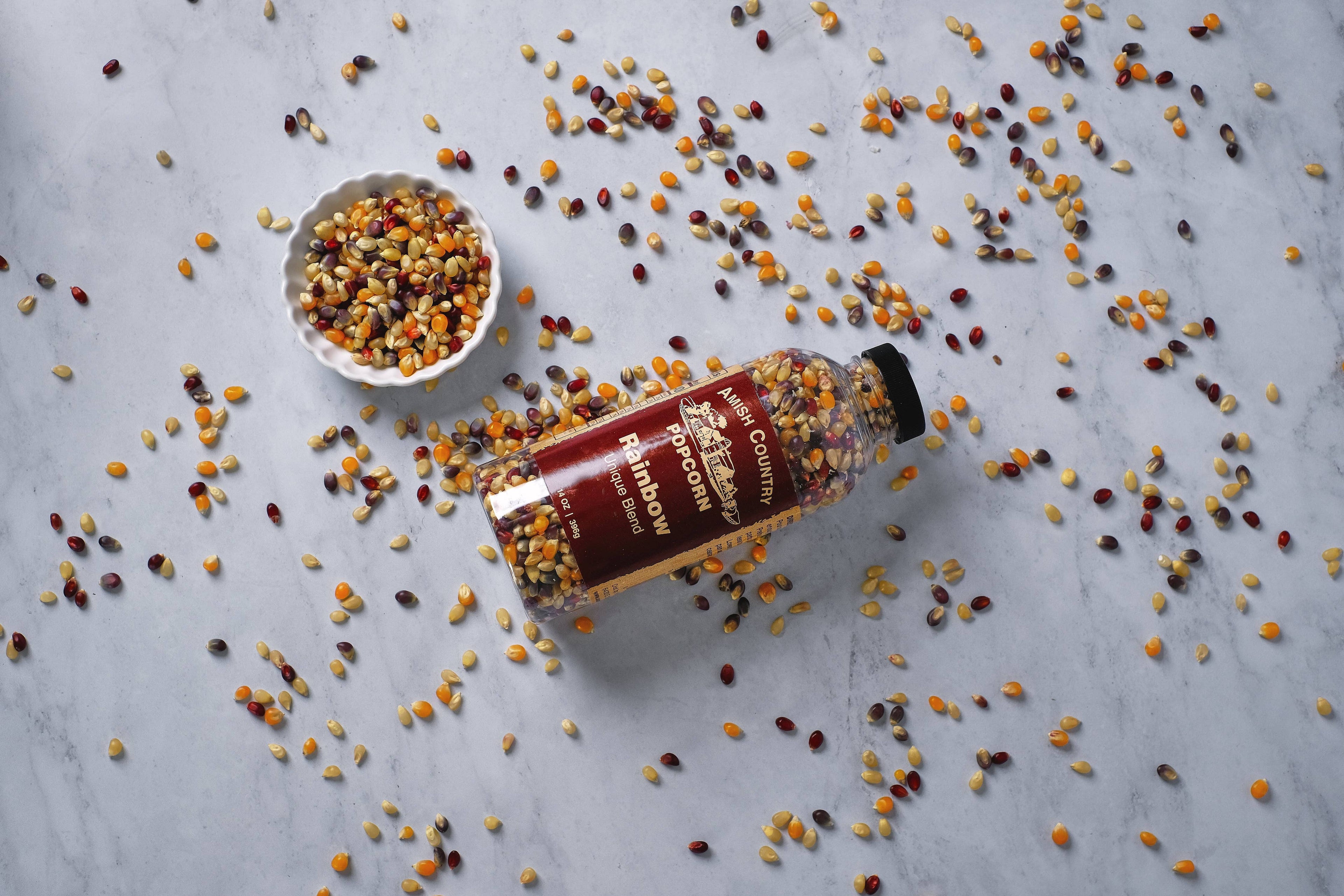 8107. 14oz Bottle of Rainbow Popcorn