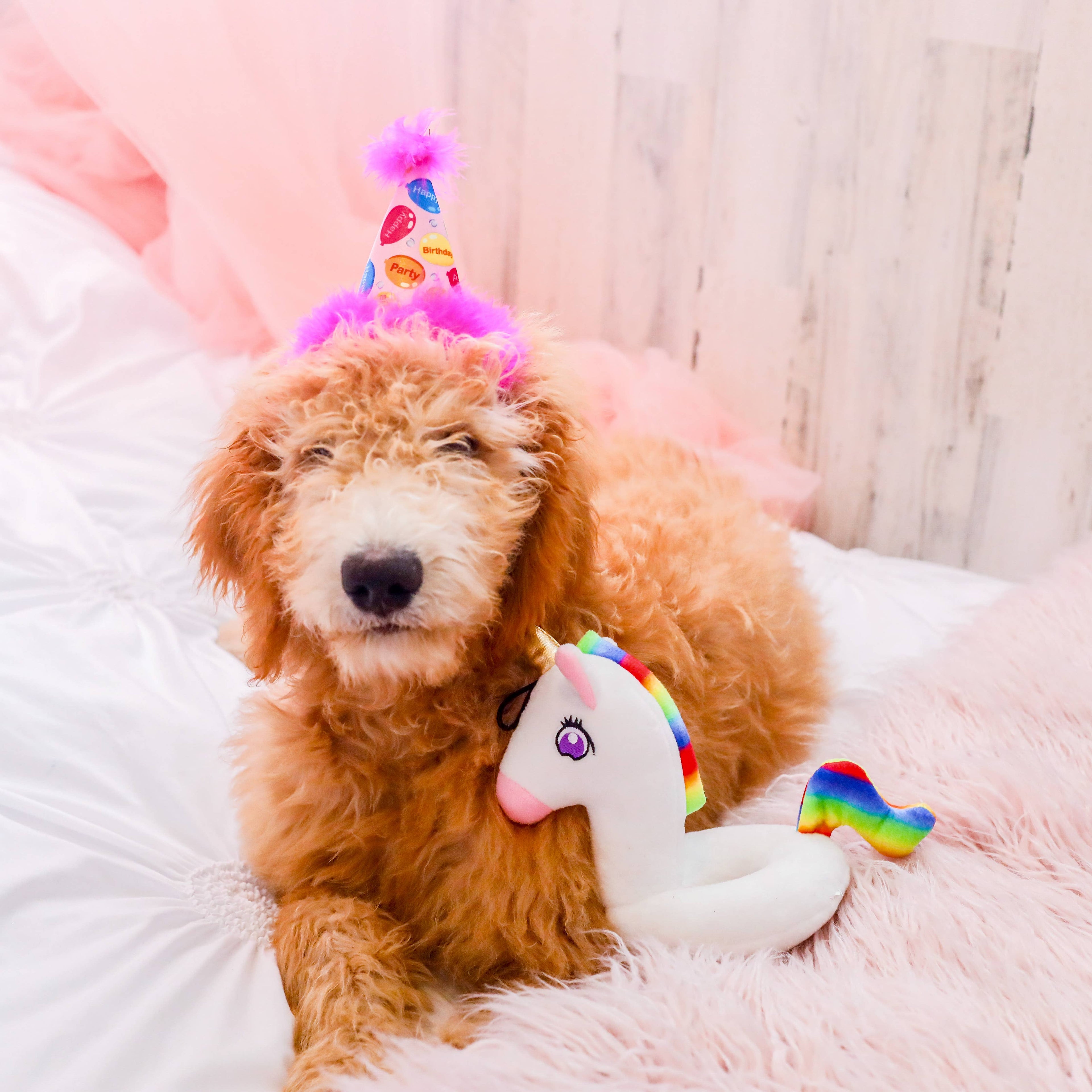 7503. Party Time Pink Party Hat with SnugFit®