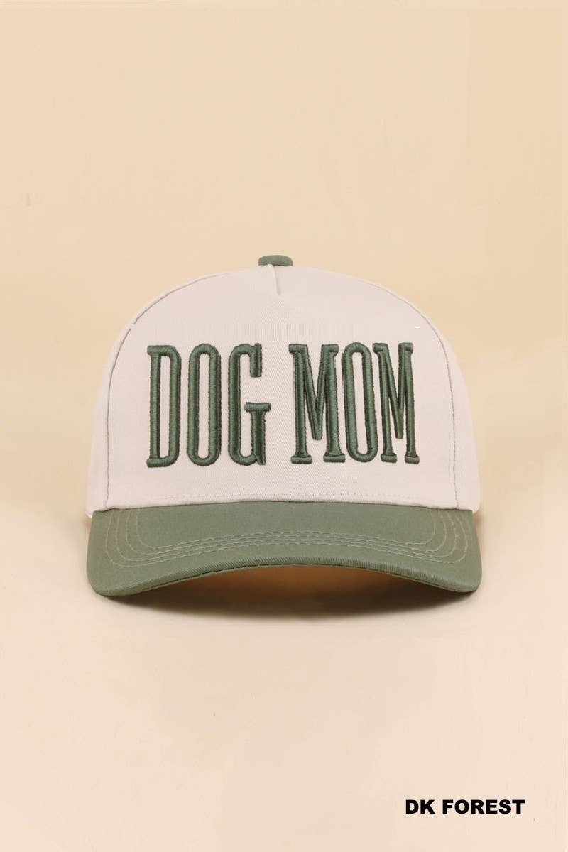 Dog Mom Two Tone Snapback Hat