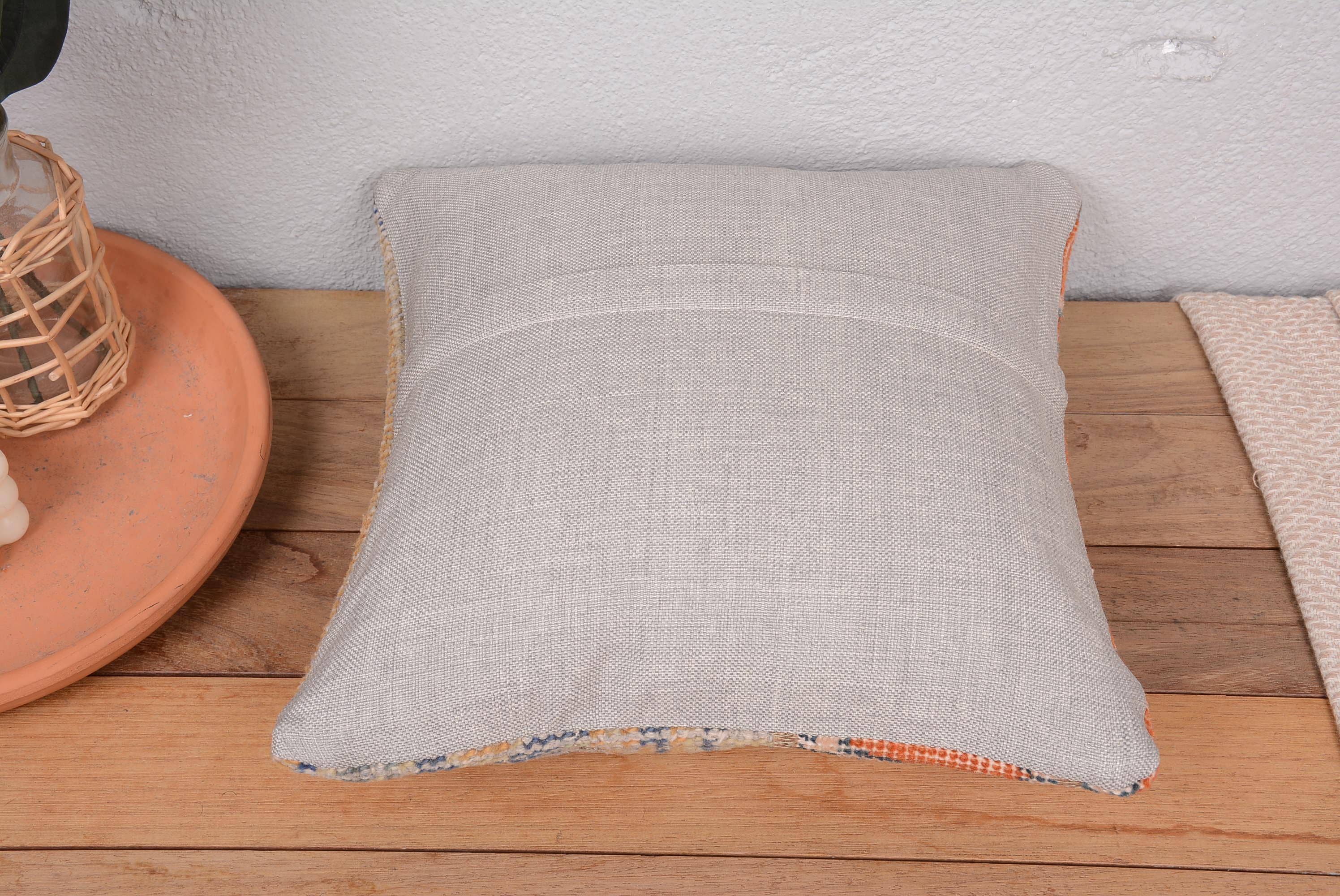 Turkish Kilim Boho Patchwork Pillow Sham Cover 14x14