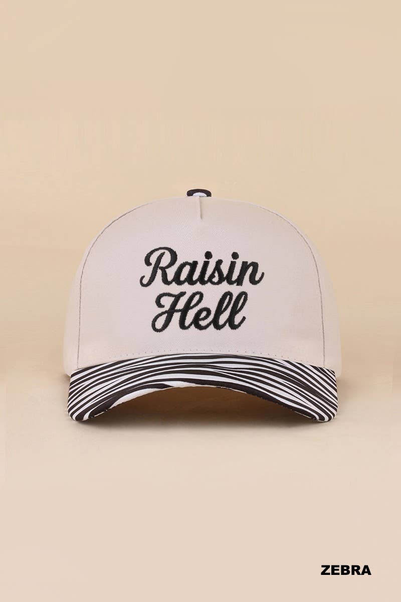 Raisin Hell Two Tone Snapback Hat