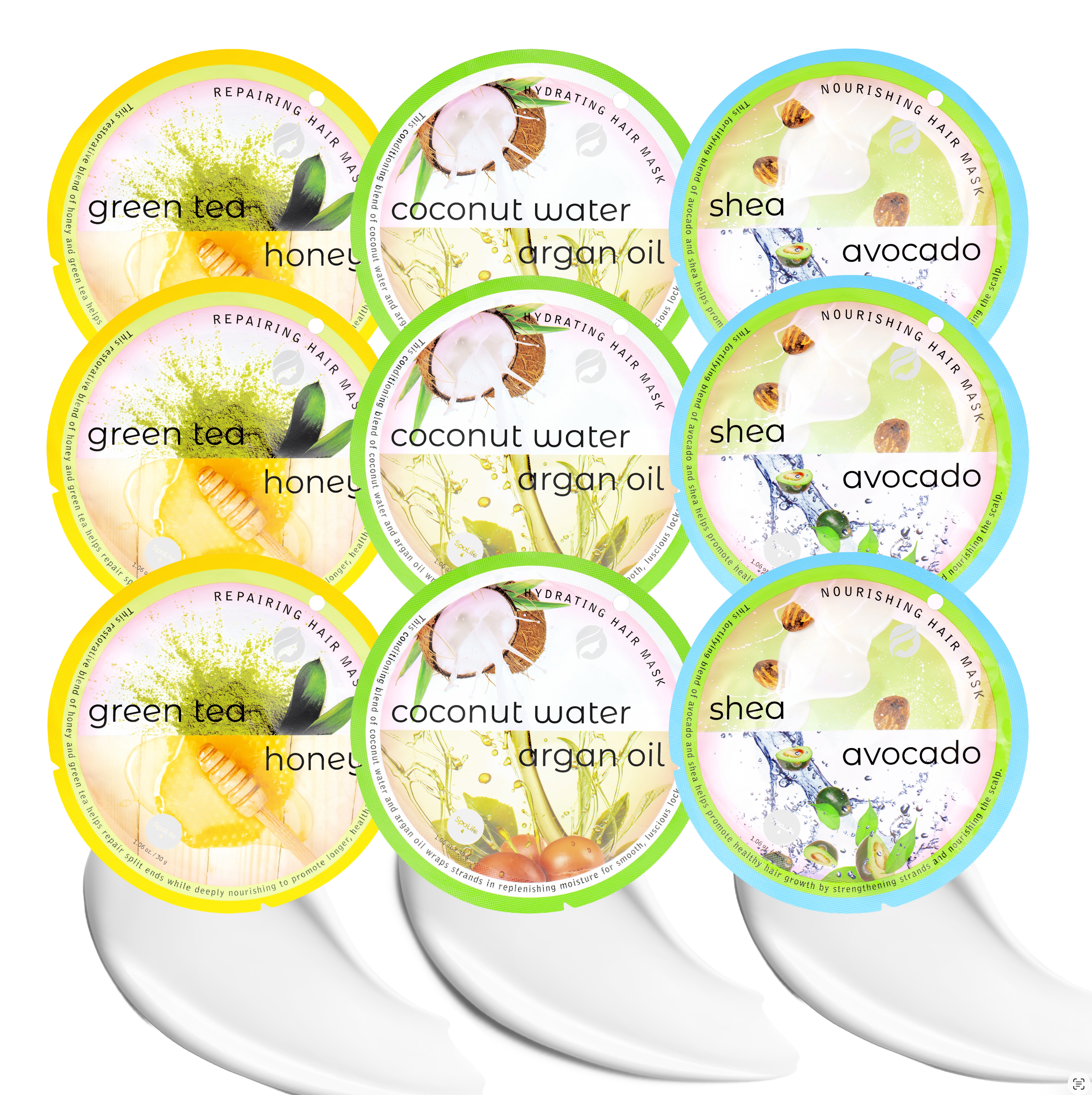 7414. Nourishing, Hydrating and Repairing Hair Mask