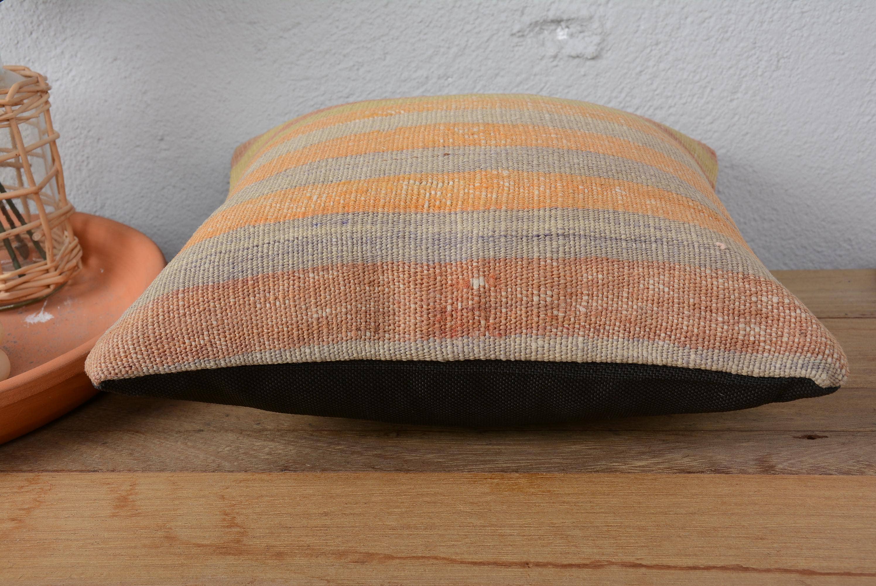 Handmade Vintage Kilim Cushion Sham 12x12