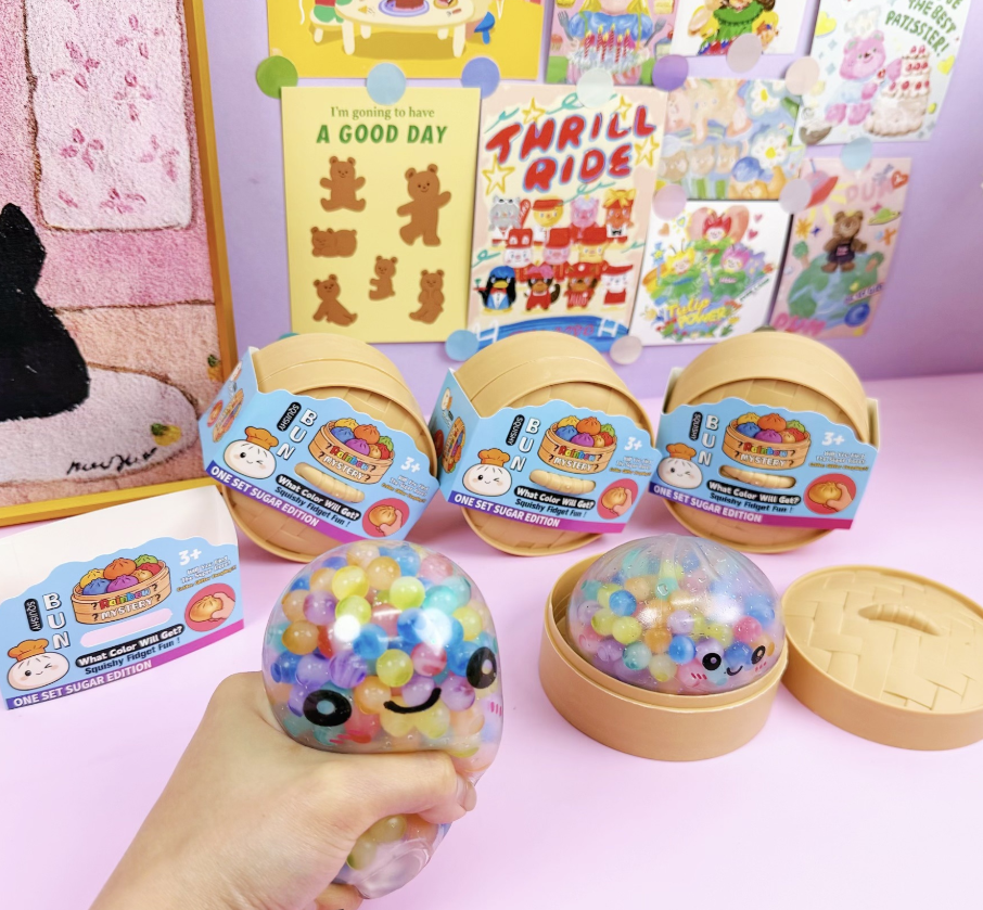 6500. Colorful water beaded squishy dumplings
