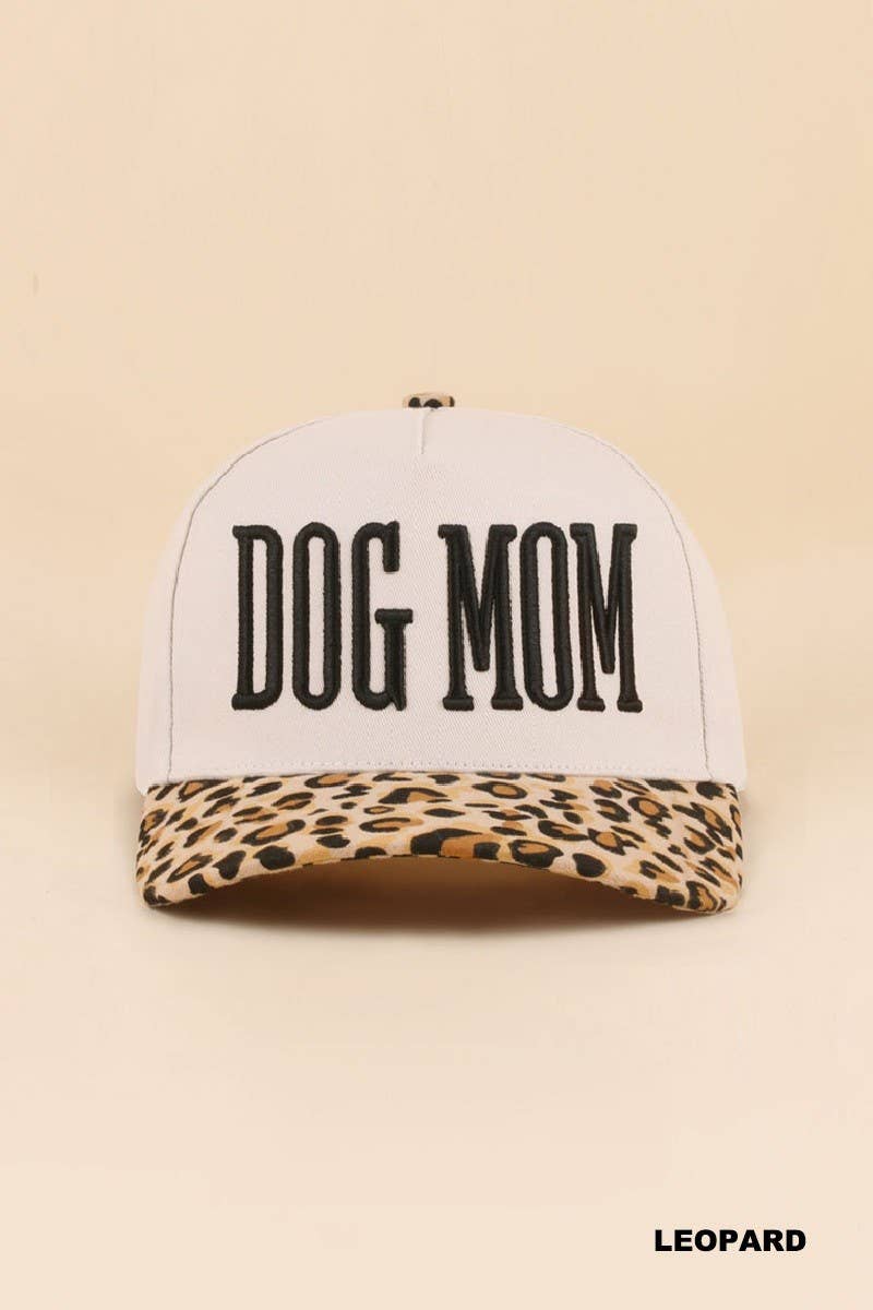 Dog Mom Two Tone Snapback Hat