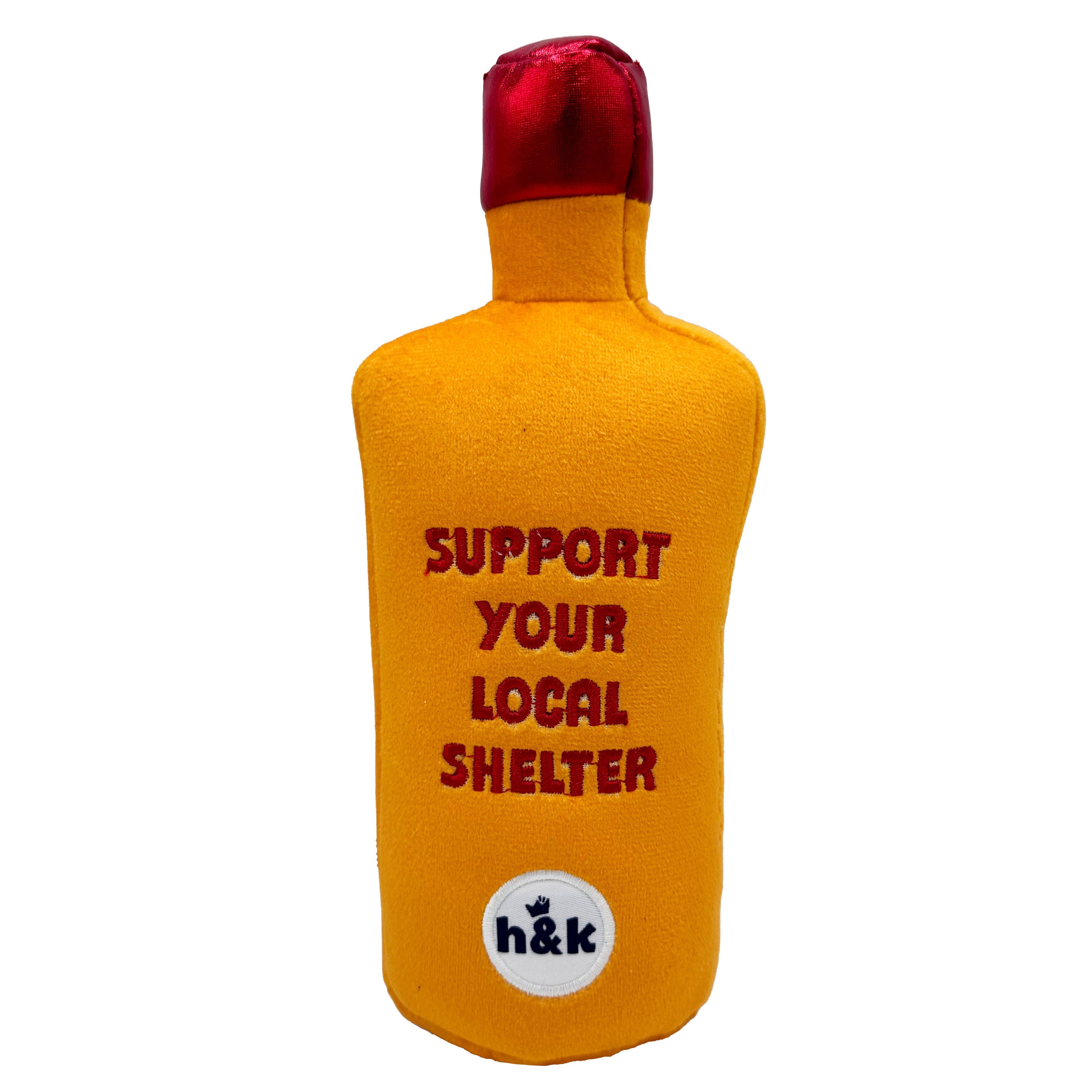 7501. Hairball Cinnamon Whisky Dog Toy