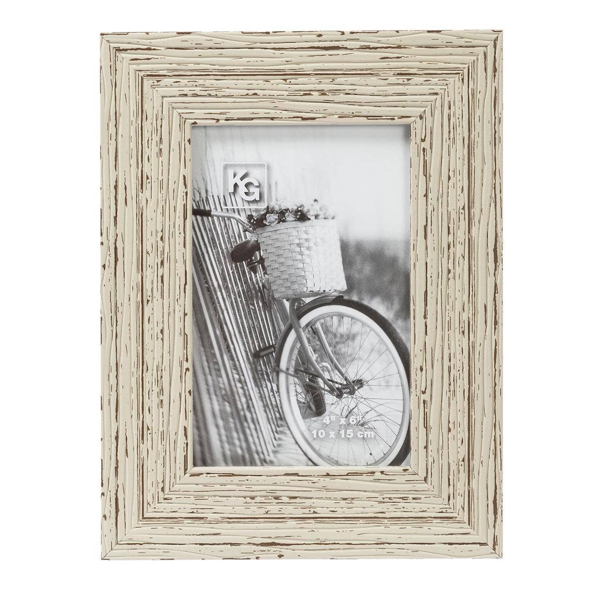 Kiera Grace Maya Frame, Weathered WHITE BEACHWOOD FINISH