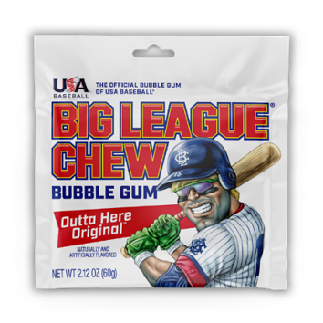 8558. Big League Chew Outta Here Original Gum