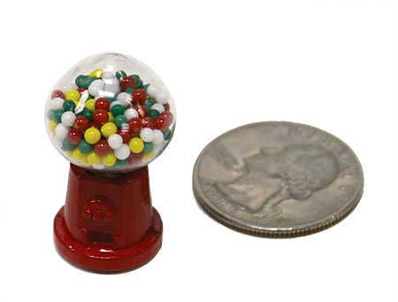 8343. Dollhouse Miniature Classic Gumball Machine