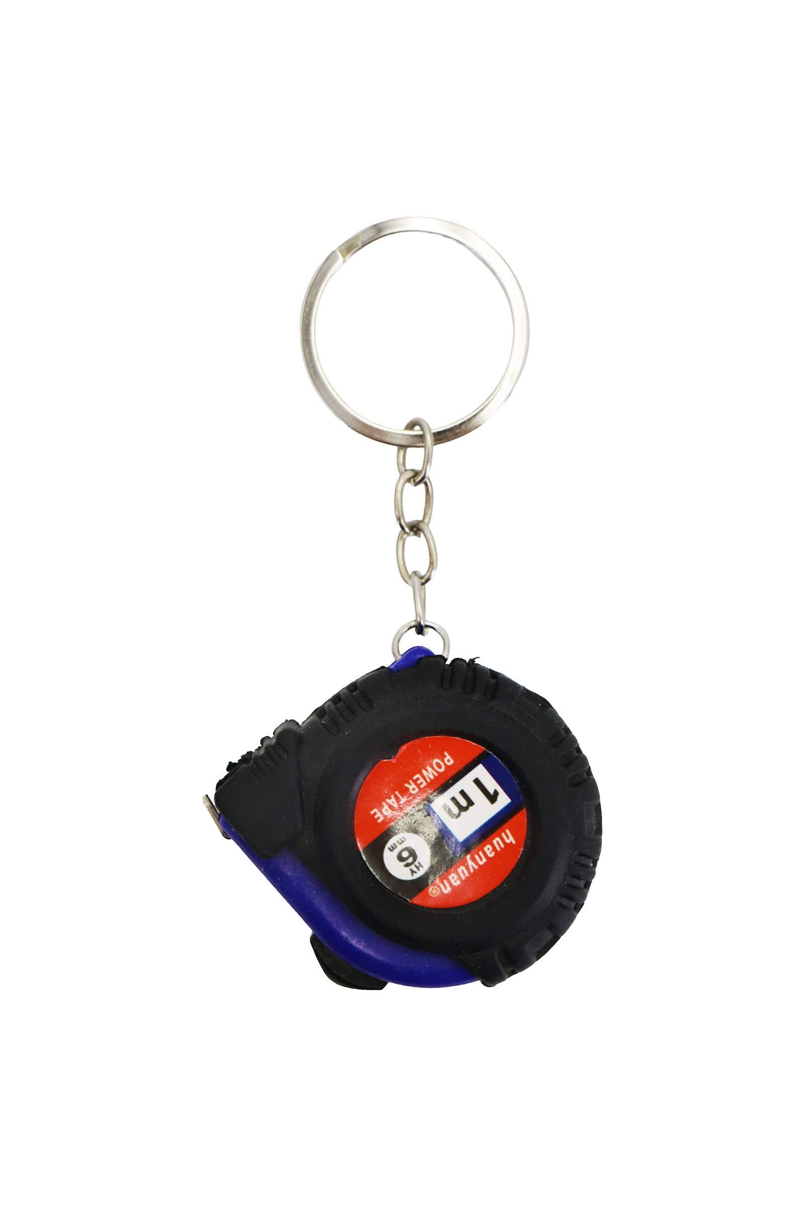 6306. Mini Heavy-Duty Rubber Coated Measuring Tape Keychain