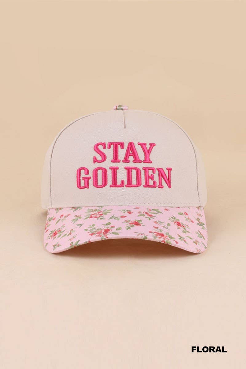 Stay Golden Two Tone Snapback Hat