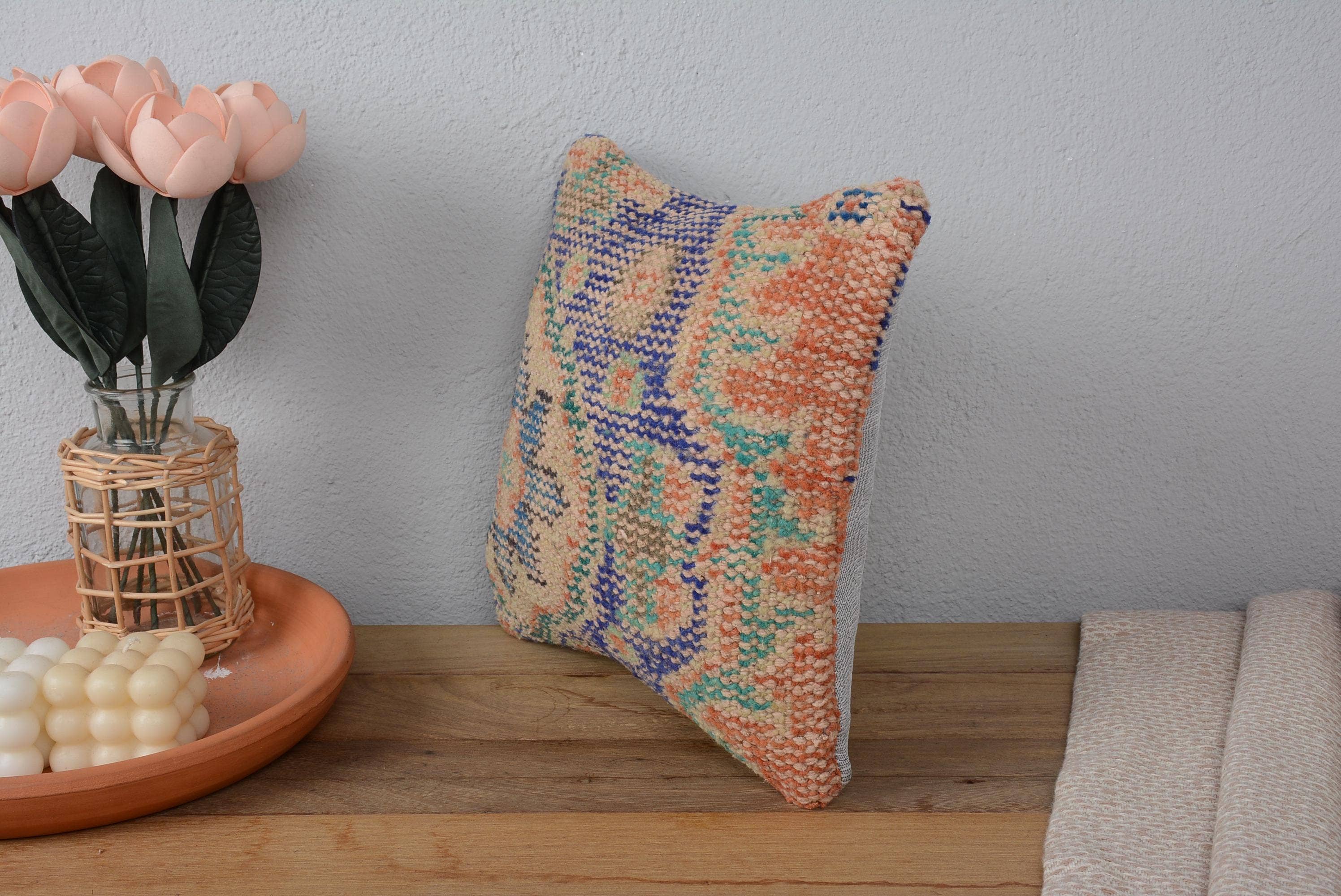 Boho Vintage Textured Sofa Pillow Sham Cover