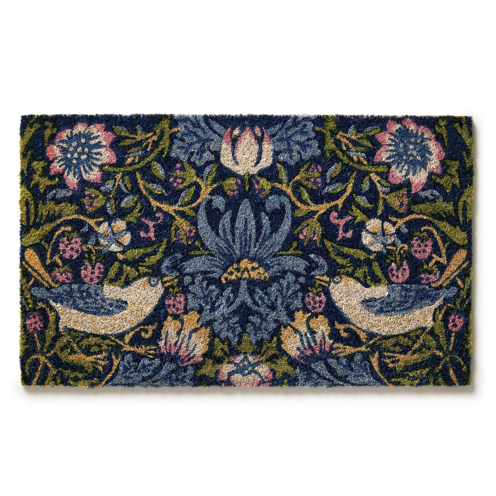 Victoria and Albert Museum Strawberry Thief Coir Doormat