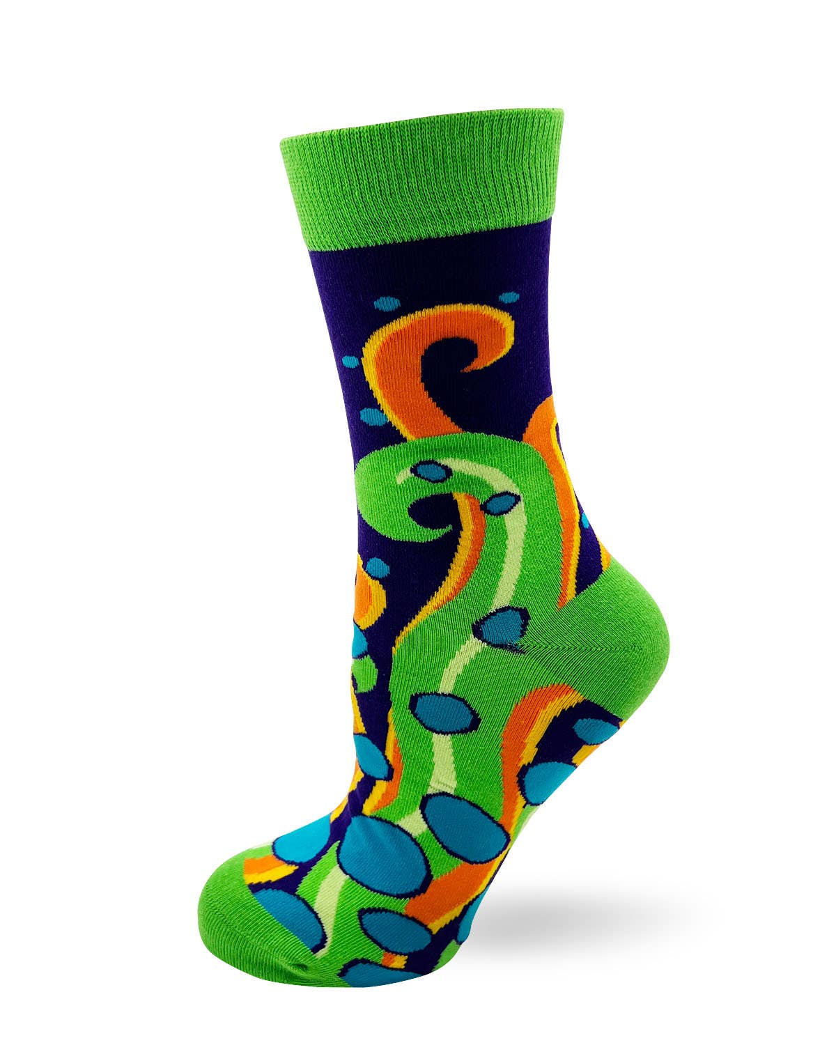8604. Let That Shit Go Funny Ladies' Novelty Crew Socks