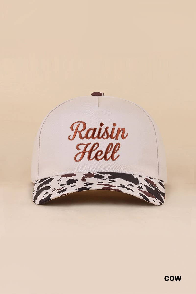 Raisin Hell Two Tone Snapback Hat