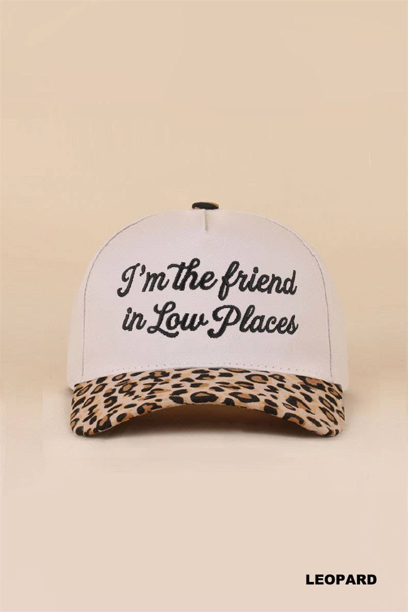 I'm The Friend In Low Places Two Tone Snapback Hat