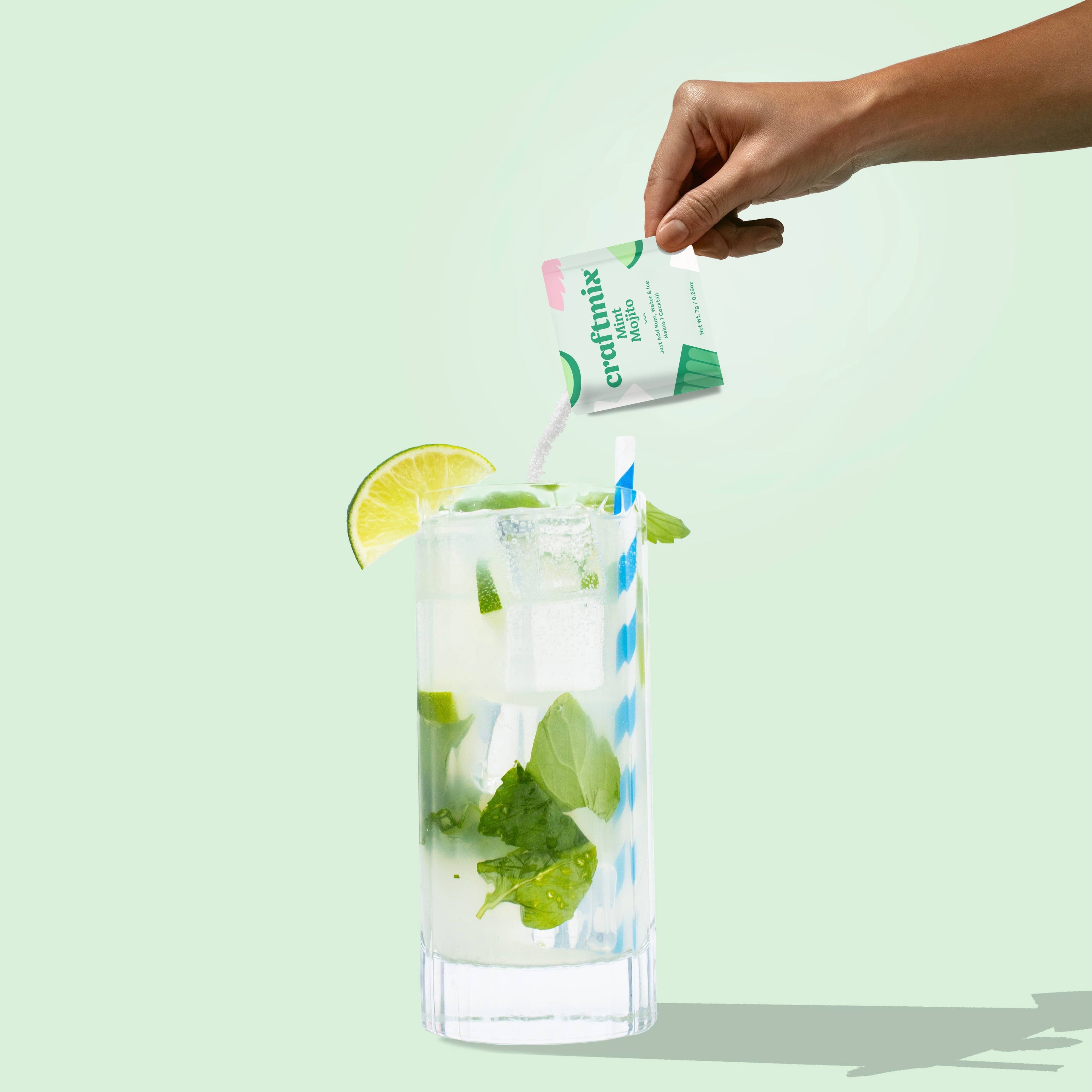 8560. Mint Mojito Cocktail Mixer - Single Packets