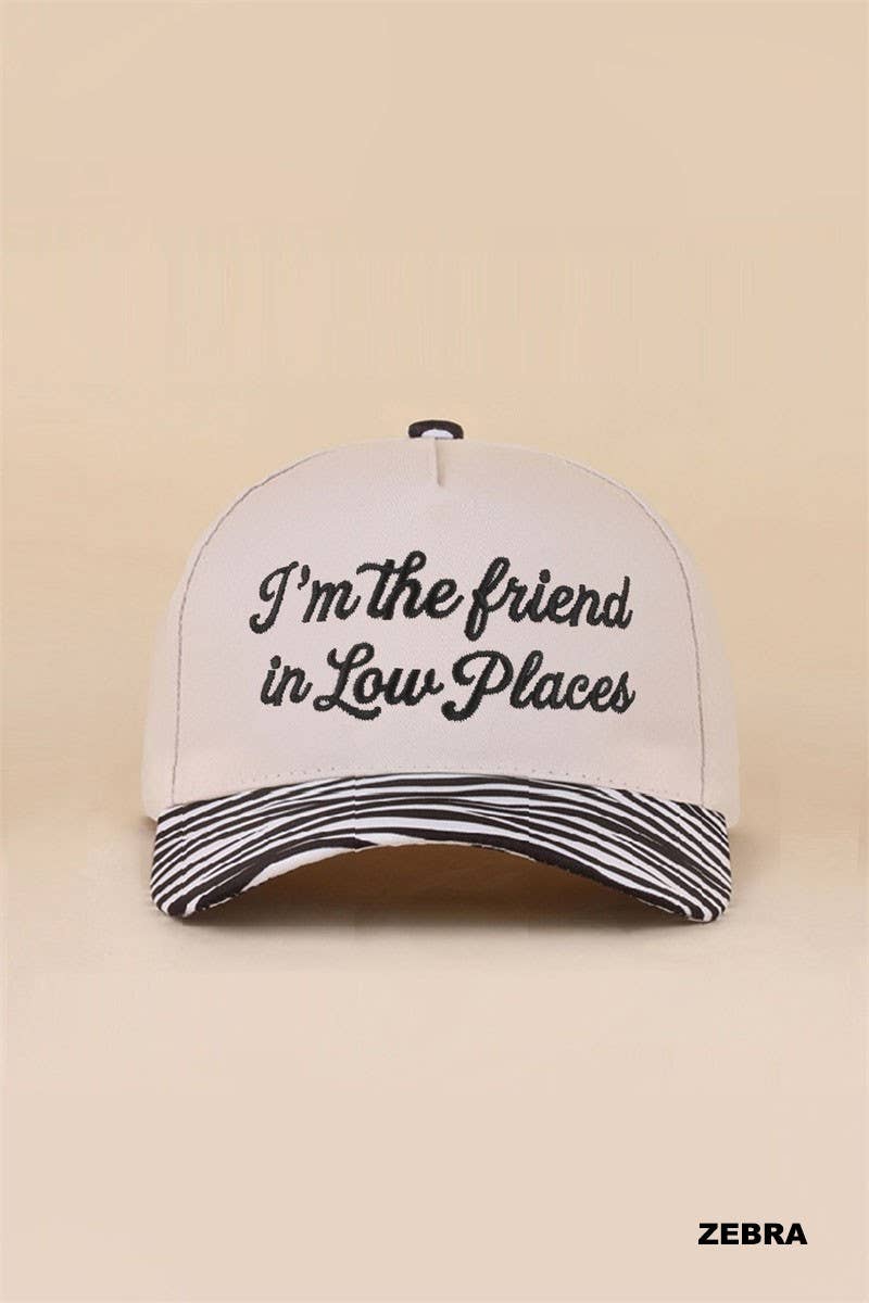 I'm The Friend In Low Places Two Tone Snapback Hat