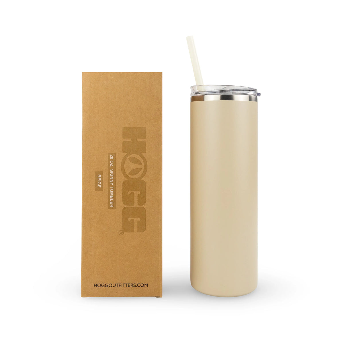 Hogg 20oz Skinny Tumbler — Beige