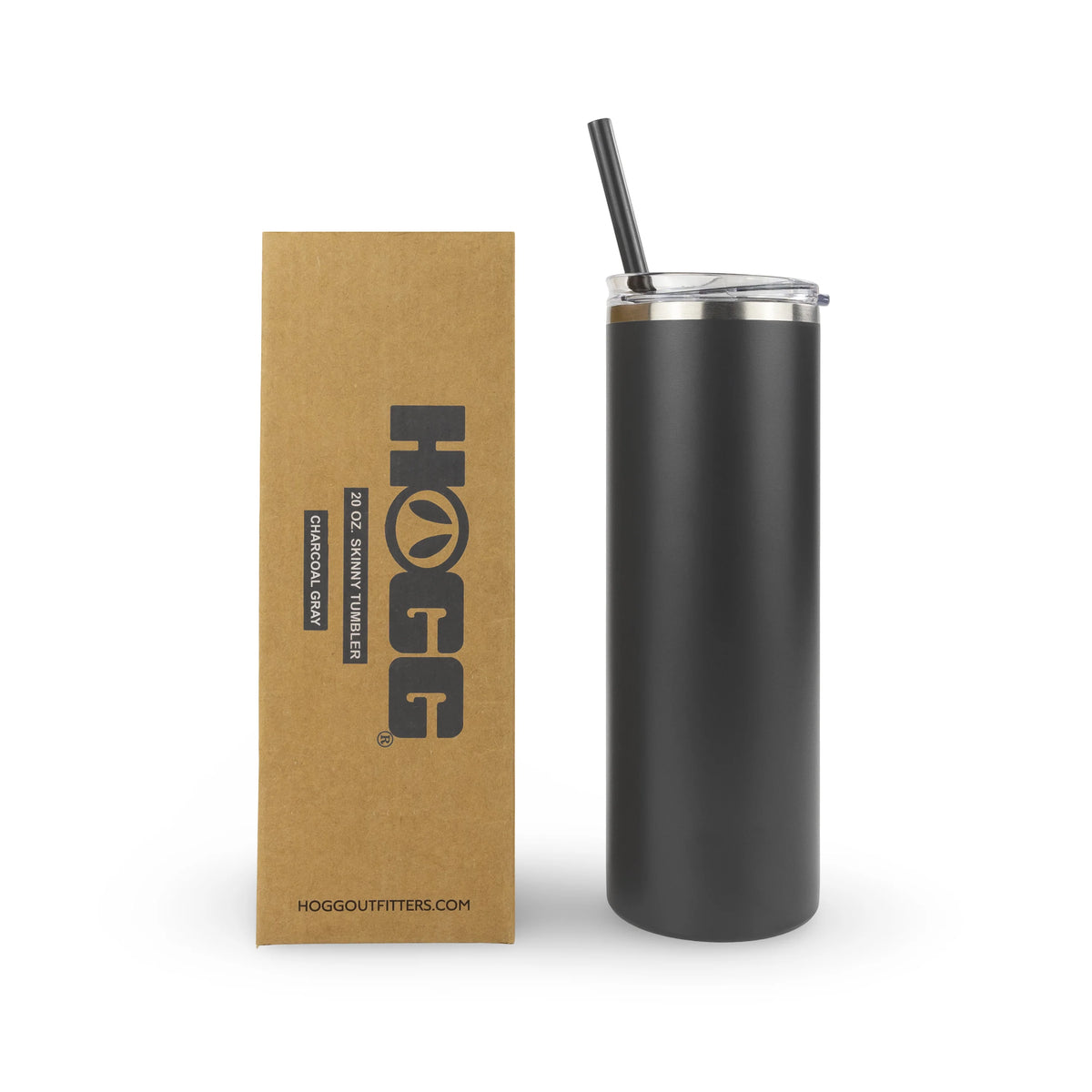 Hogg 20oz Skinny Tumbler — Charcoal Gray