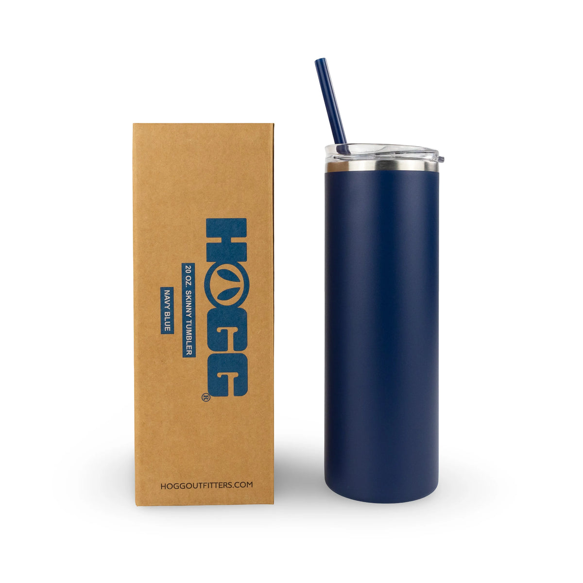 Hogg 20oz Skinny Tumbler — Navy Blue