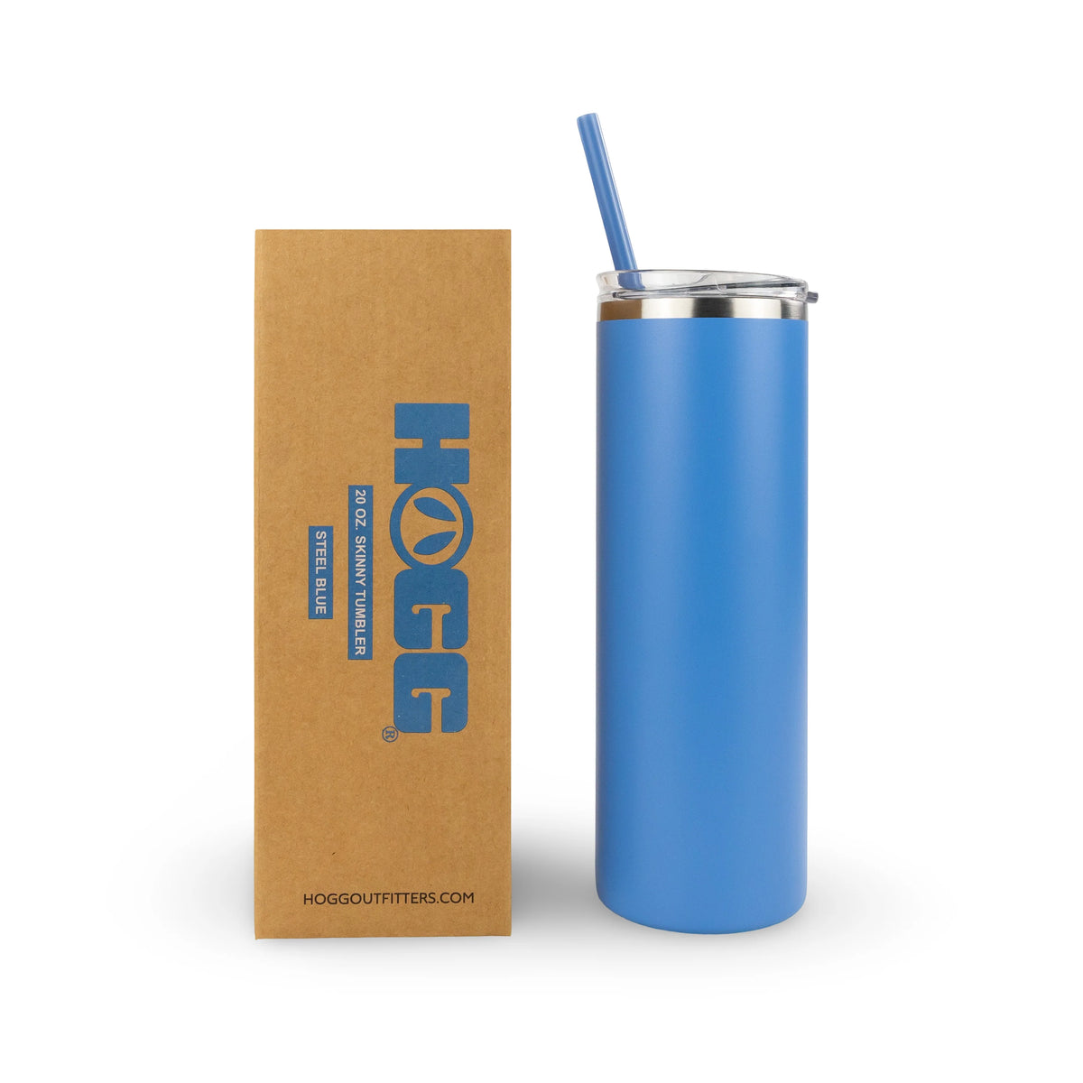 Hogg 20oz Skinny Tumbler — Steel Blue